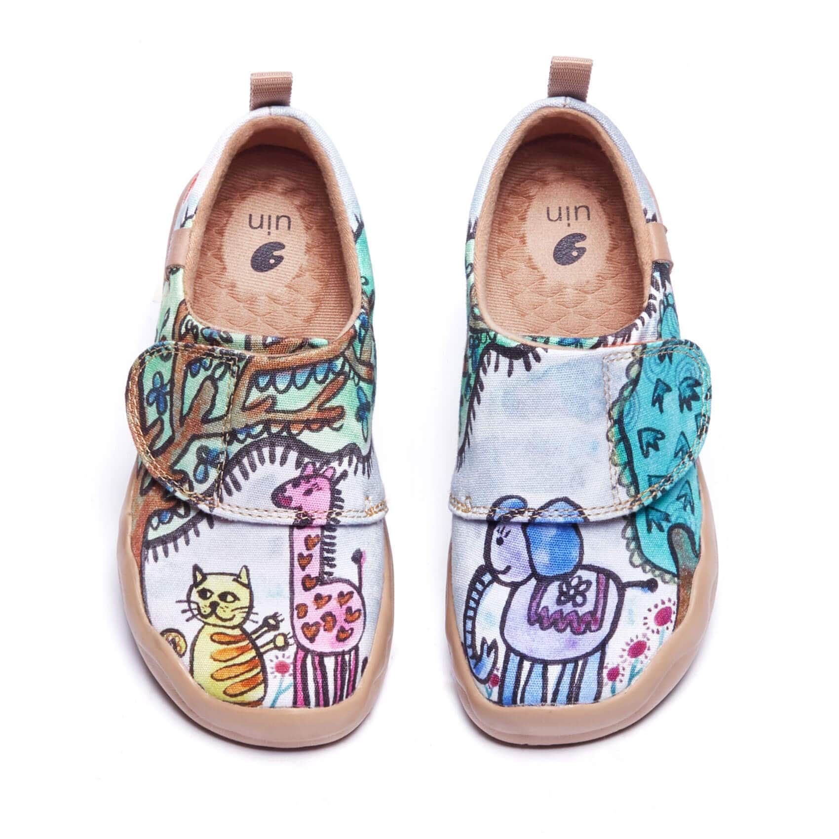 UIN Footwear Kid Animal Assembly Kid Canvas loafers