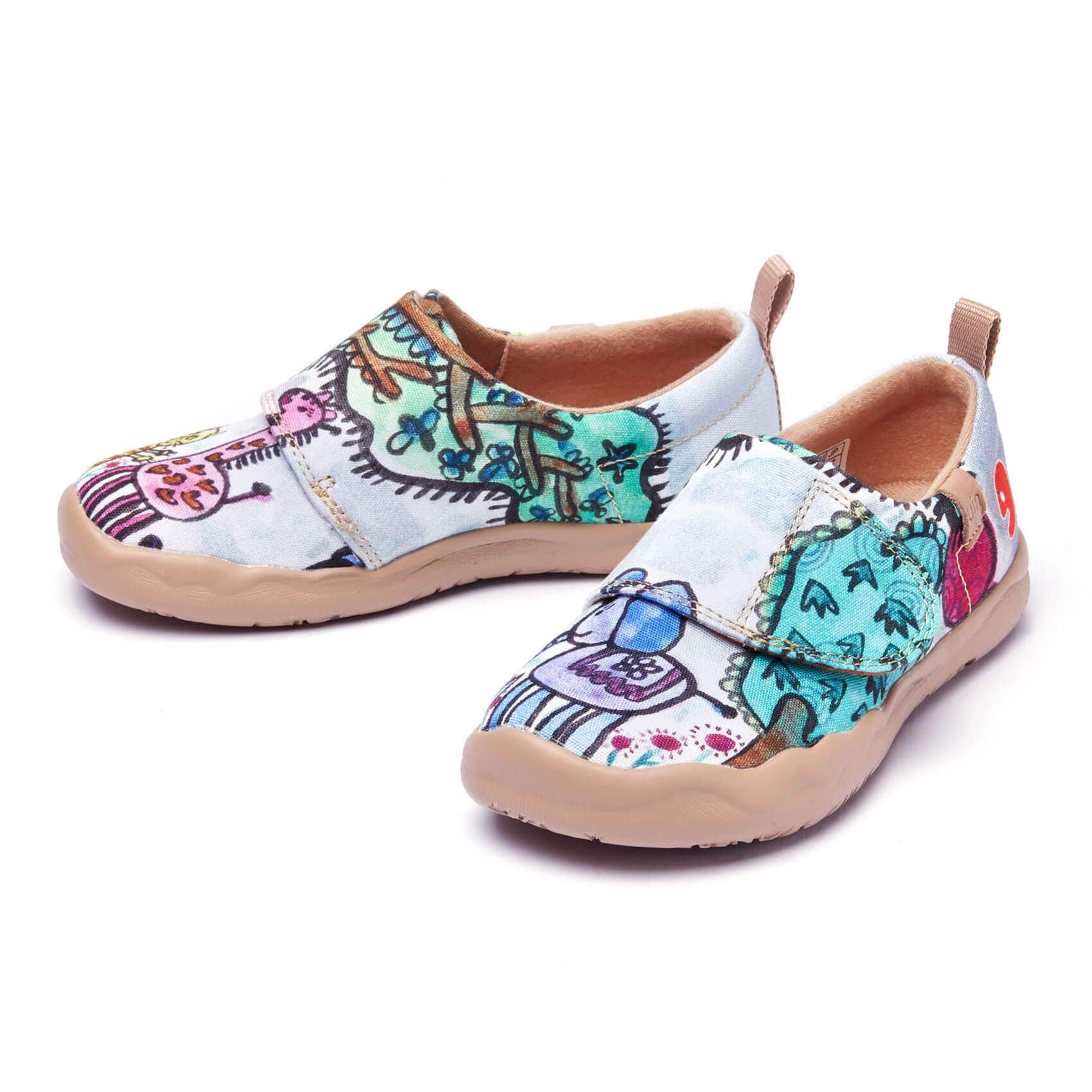 UIN Footwear Kid Animal Assembly Kid Canvas loafers