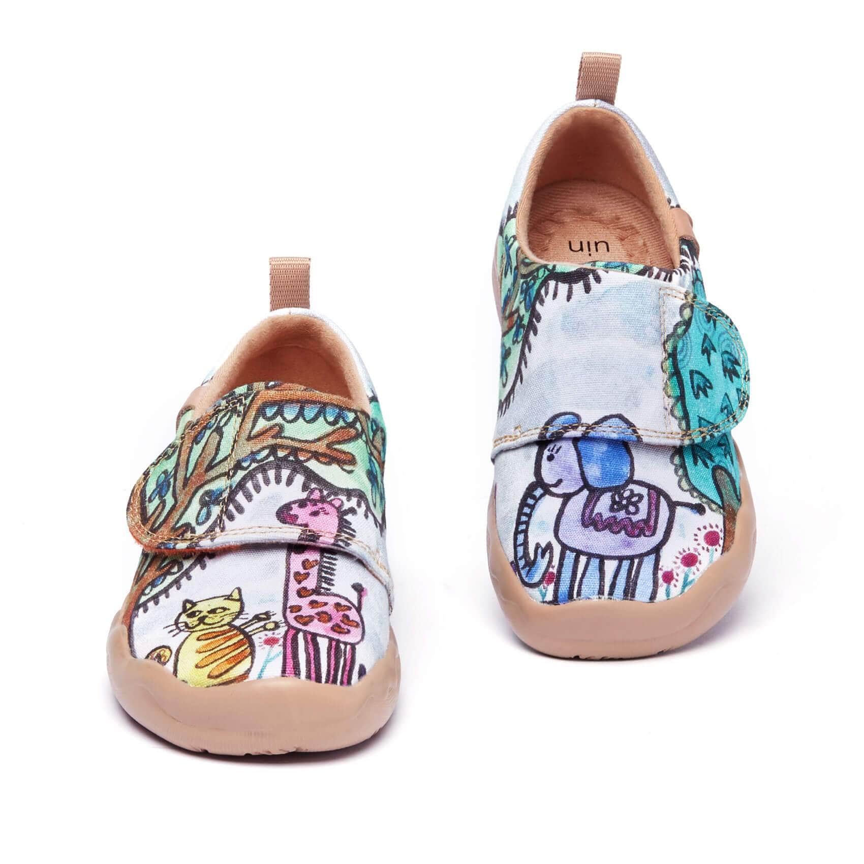 UIN Footwear Kid Animal Assembly Kid Canvas loafers