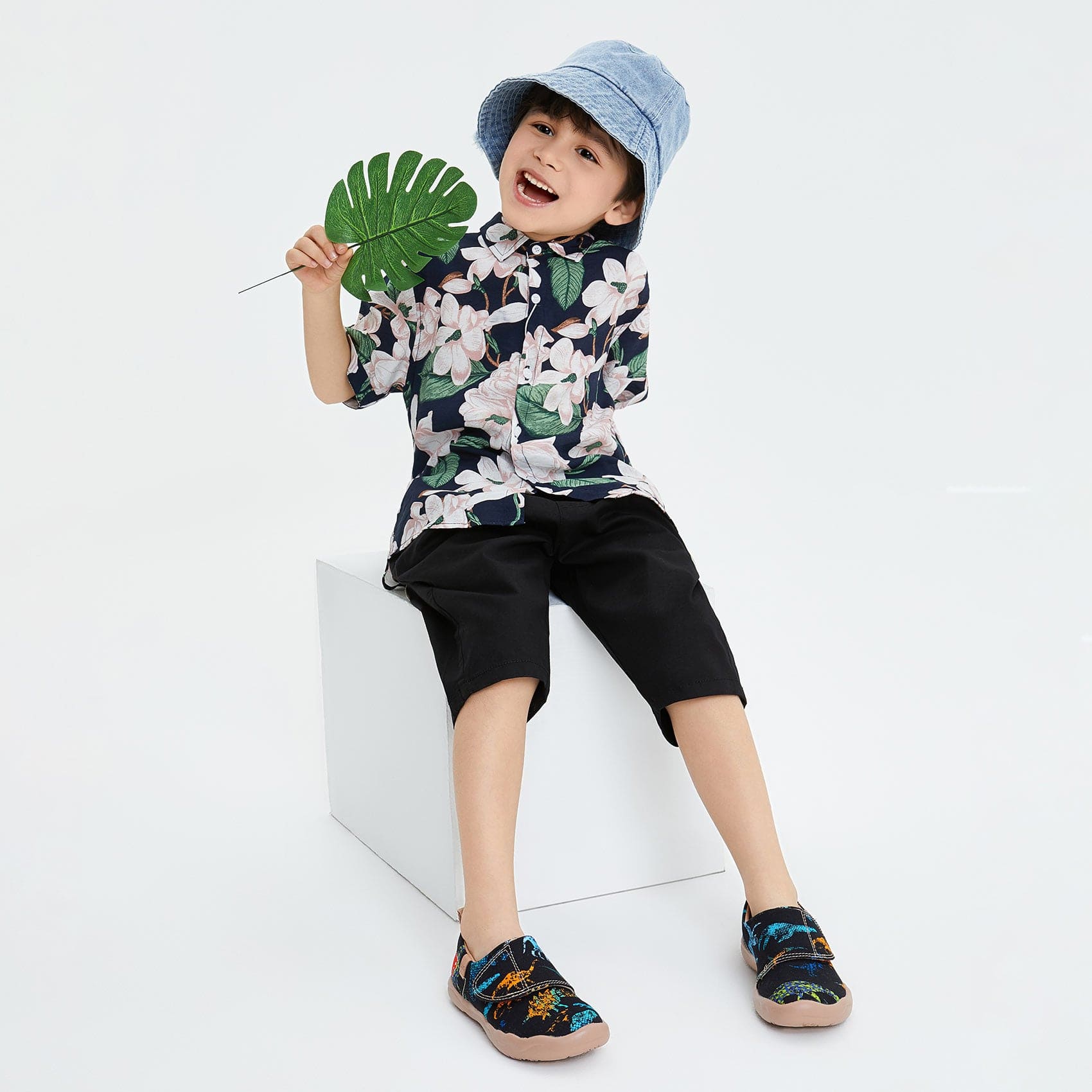 UIN Footwear Kid Back to Jurassic Toledo I Kid Canvas loafers