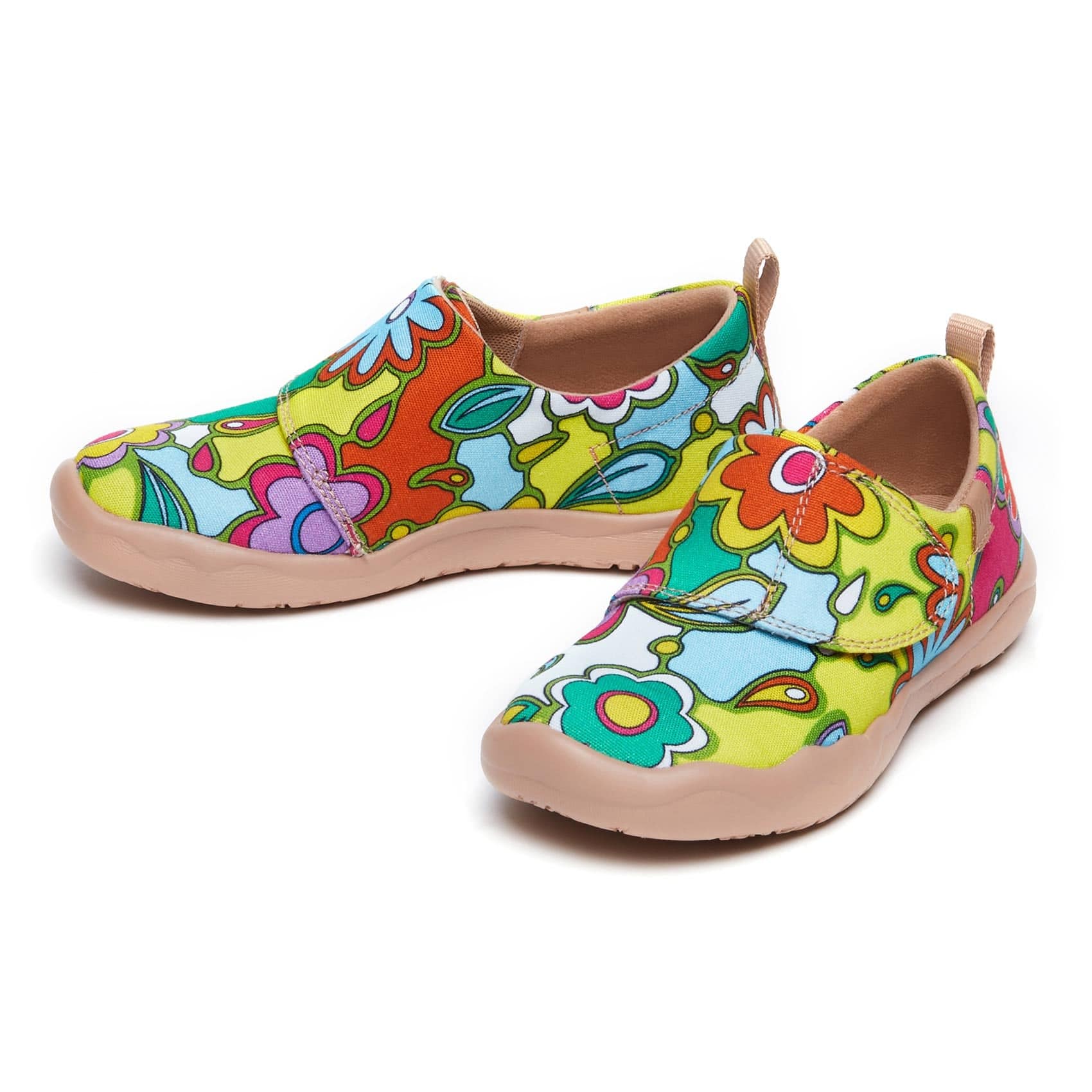 UIN Footwear Kid Floral Party Toledo I Kid Canvas loafers