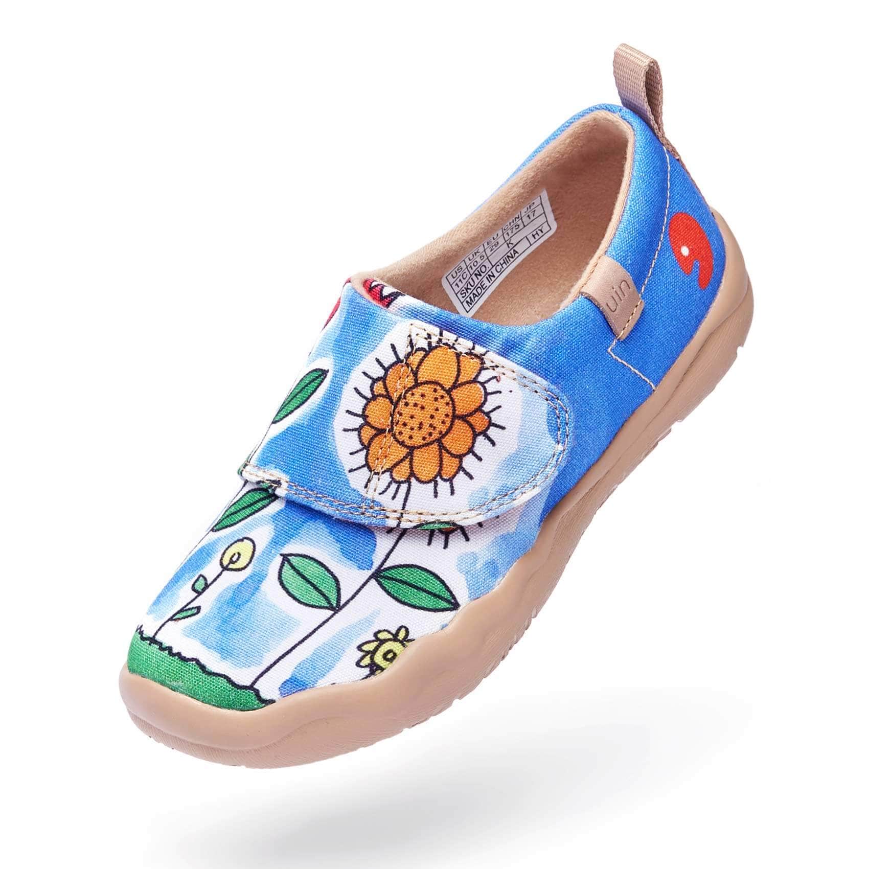 UIN Footwear Kid Flower Field In My Eyes Kid Canvas loafers