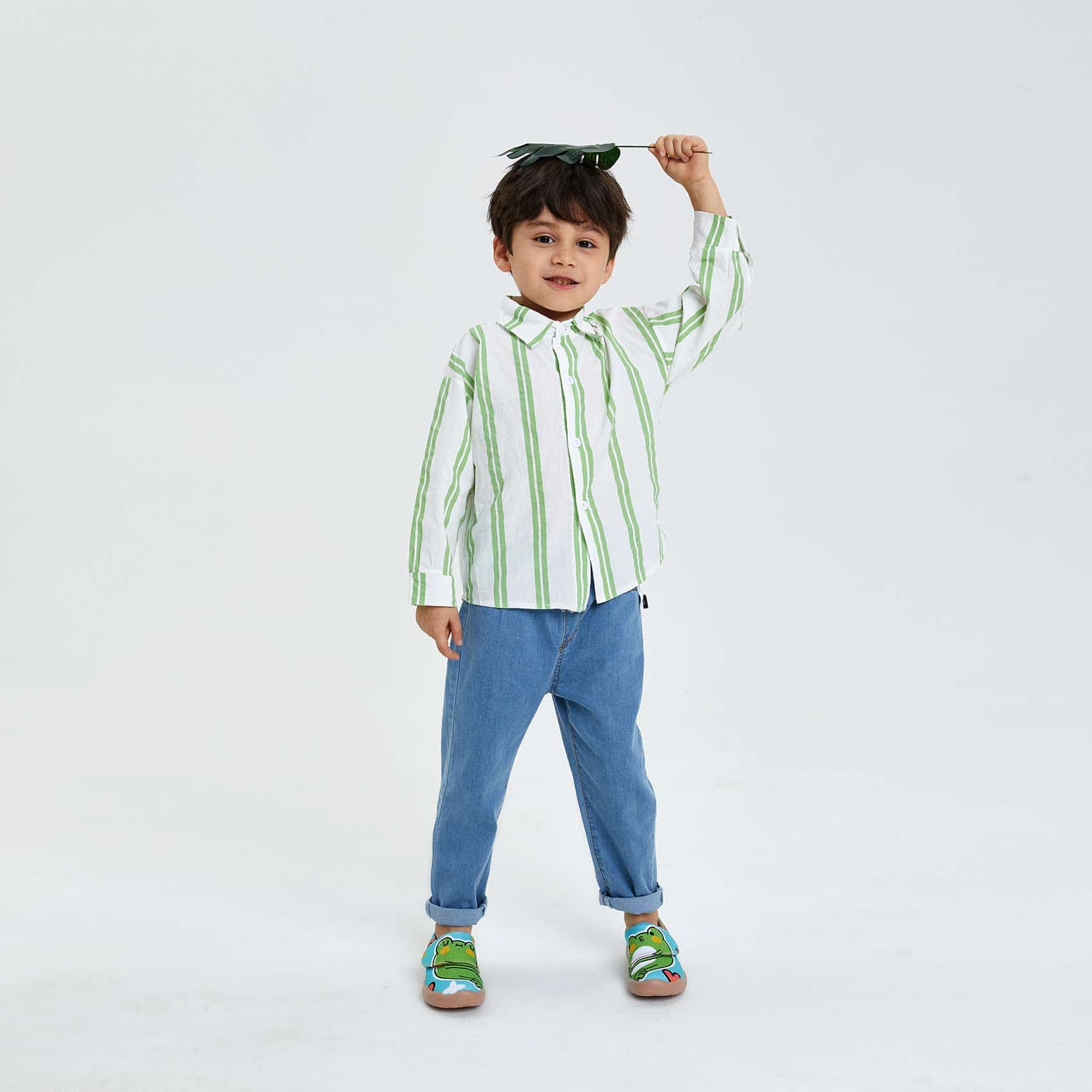 UIN Footwear Kid Froggy Love Toledo I Kid Canvas loafers