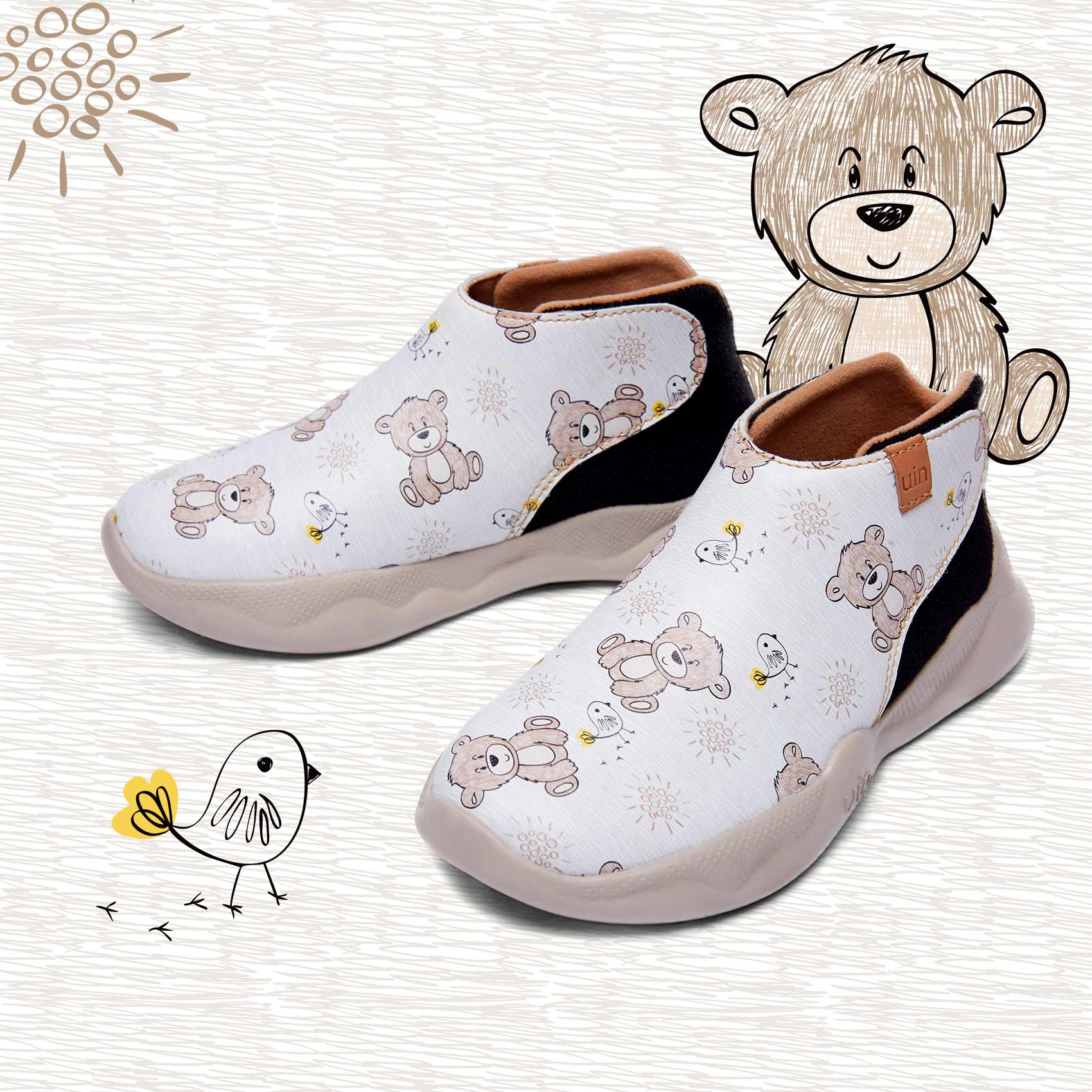 UIN Footwear Kid Fun Bear Mijas XII Kid Canvas loafers