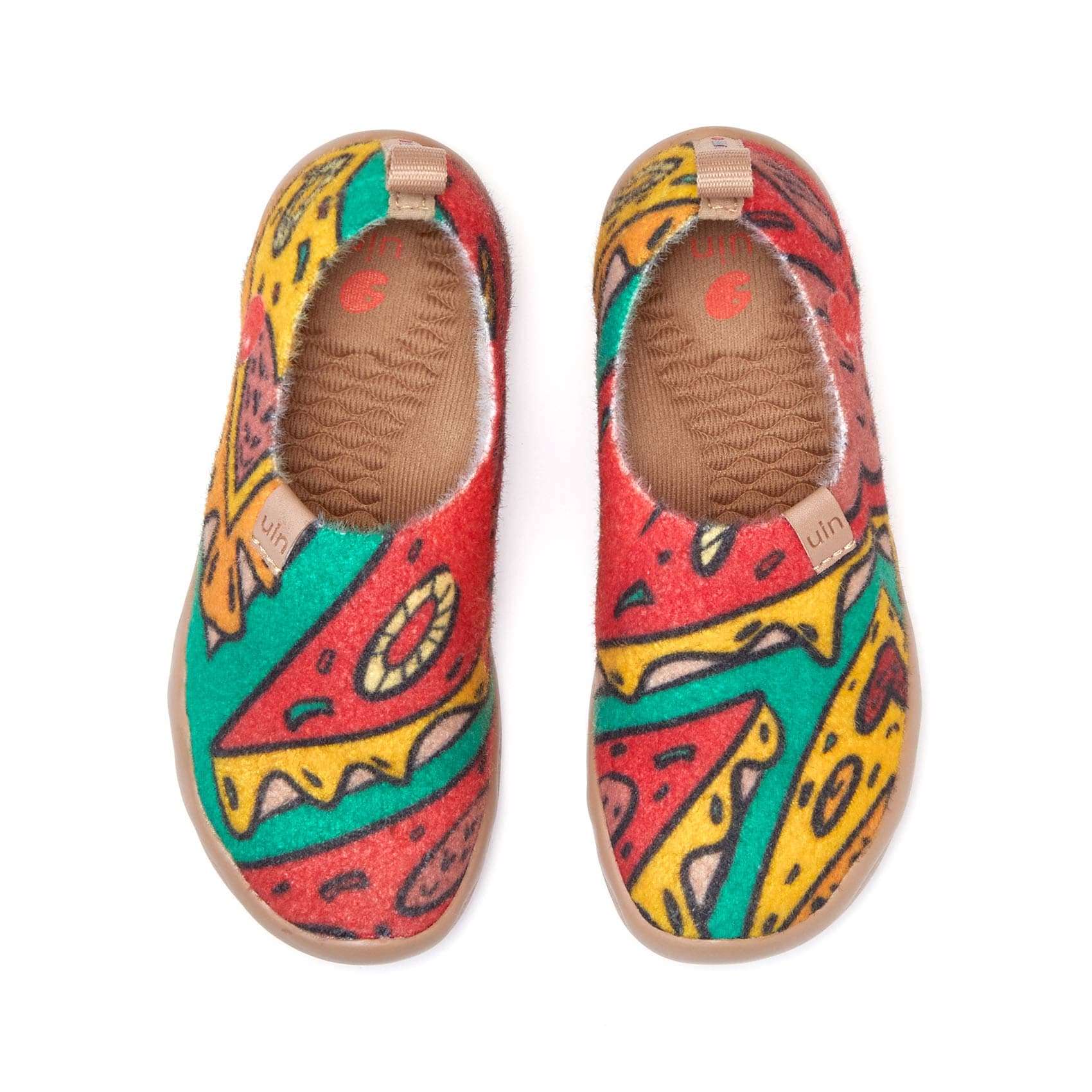 UIN Footwear Kid Italian Pizza Toledo I Kid Canvas loafers