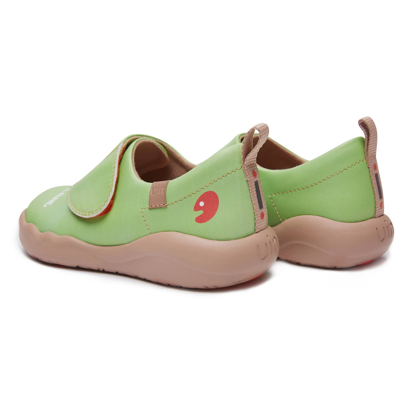 UIN Footwear Kid Kiwi-Apple Green Toledo II Kid Canvas loafers