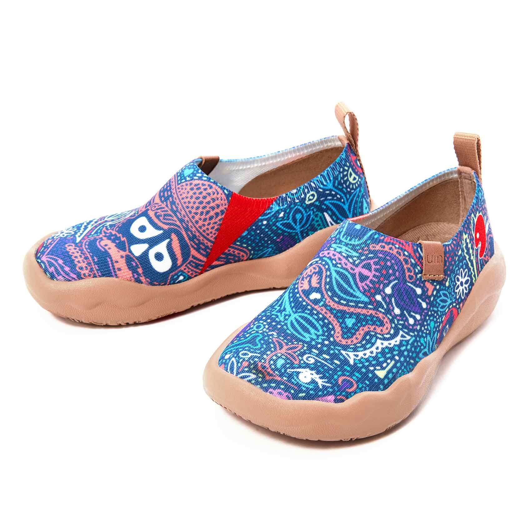 UIN Footwear Kid Mundo de los muertos Kid Canvas loafers