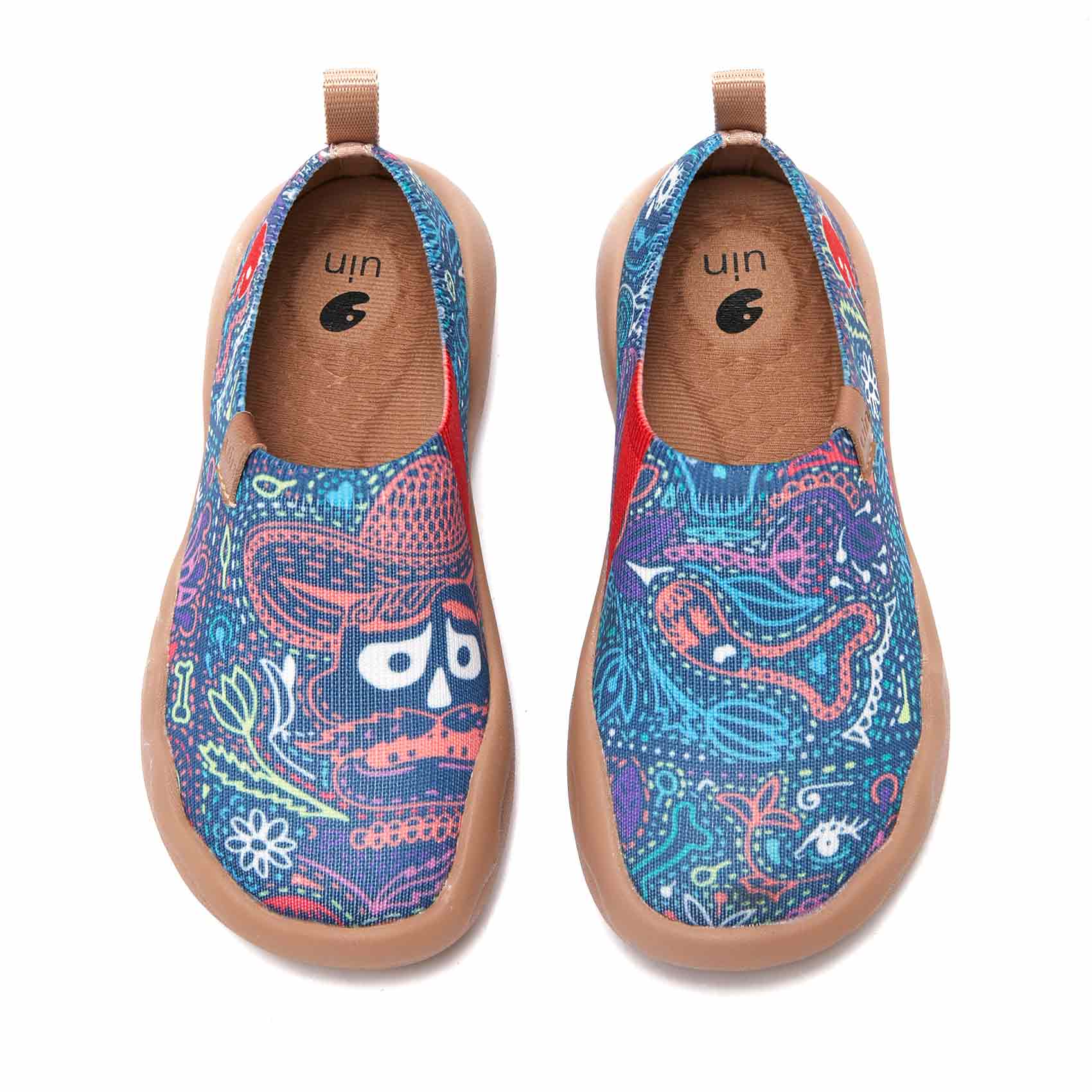 UIN Footwear Kid Mundo de los muertos Kid Canvas loafers