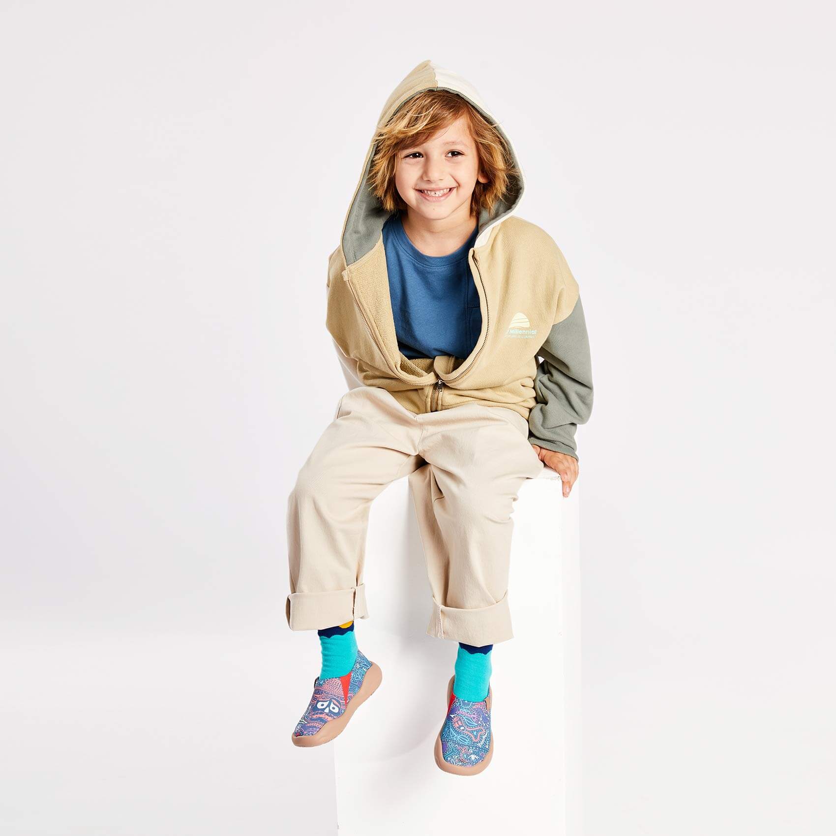 UIN Footwear Kid Mundo de los muertos Kid Canvas loafers