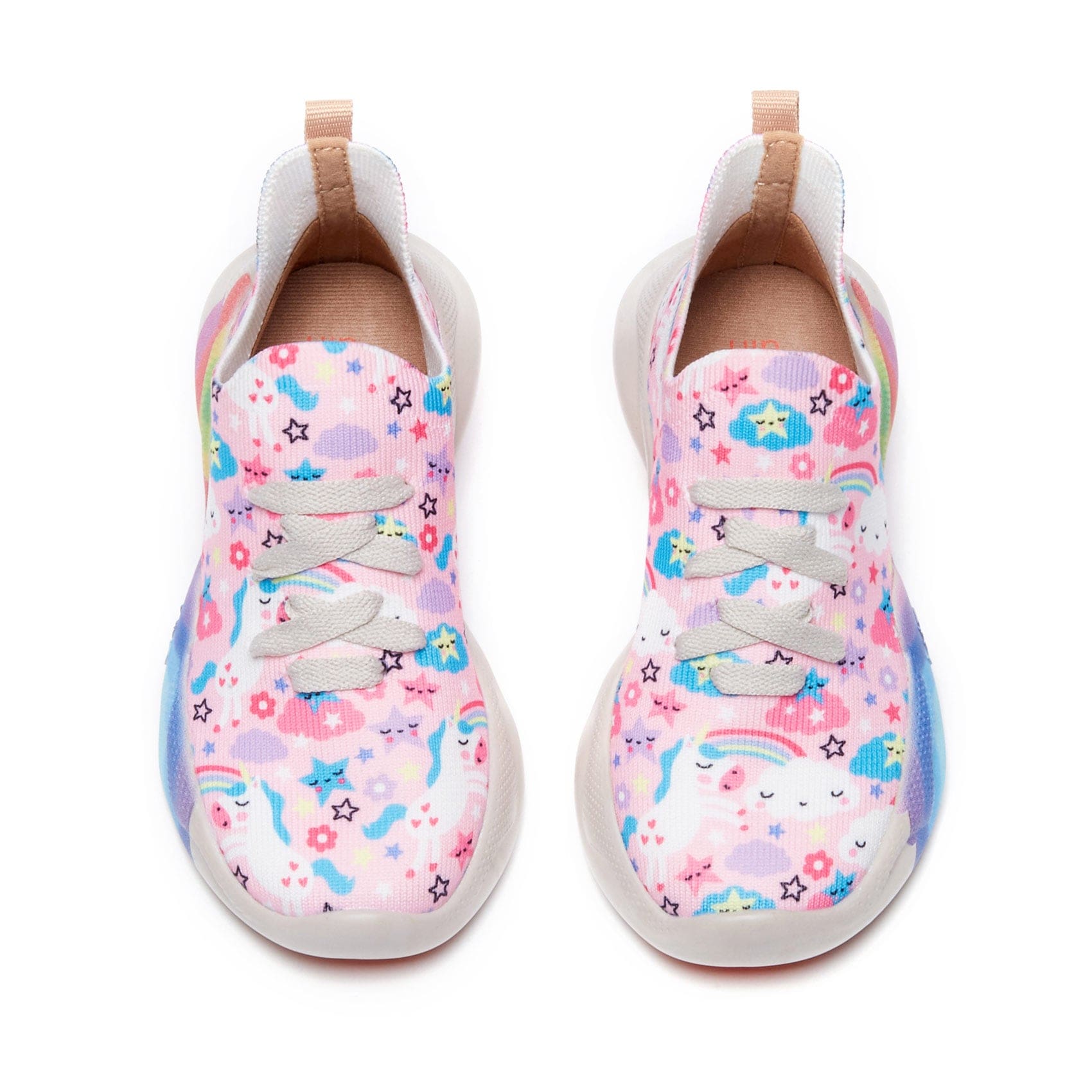 UIN Footwear Kid Rainbow Unicorn Mijas I Kid Canvas loafers