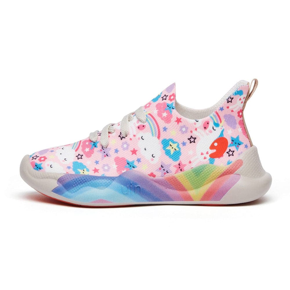 UIN Footwear Kid Rainbow Unicorn Mijas I Kid Canvas loafers