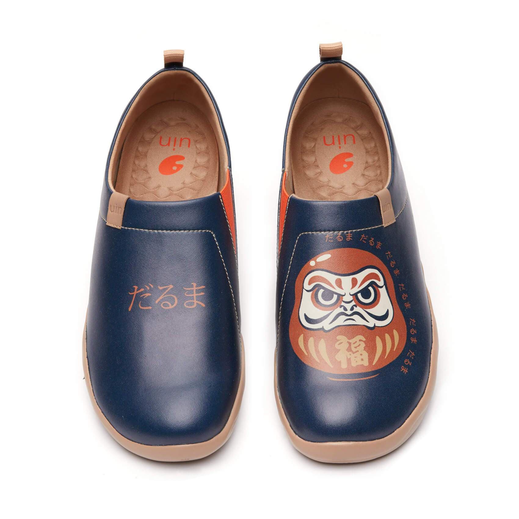 UIN Footwear Men Daruma-Deep Blue Canvas loafers