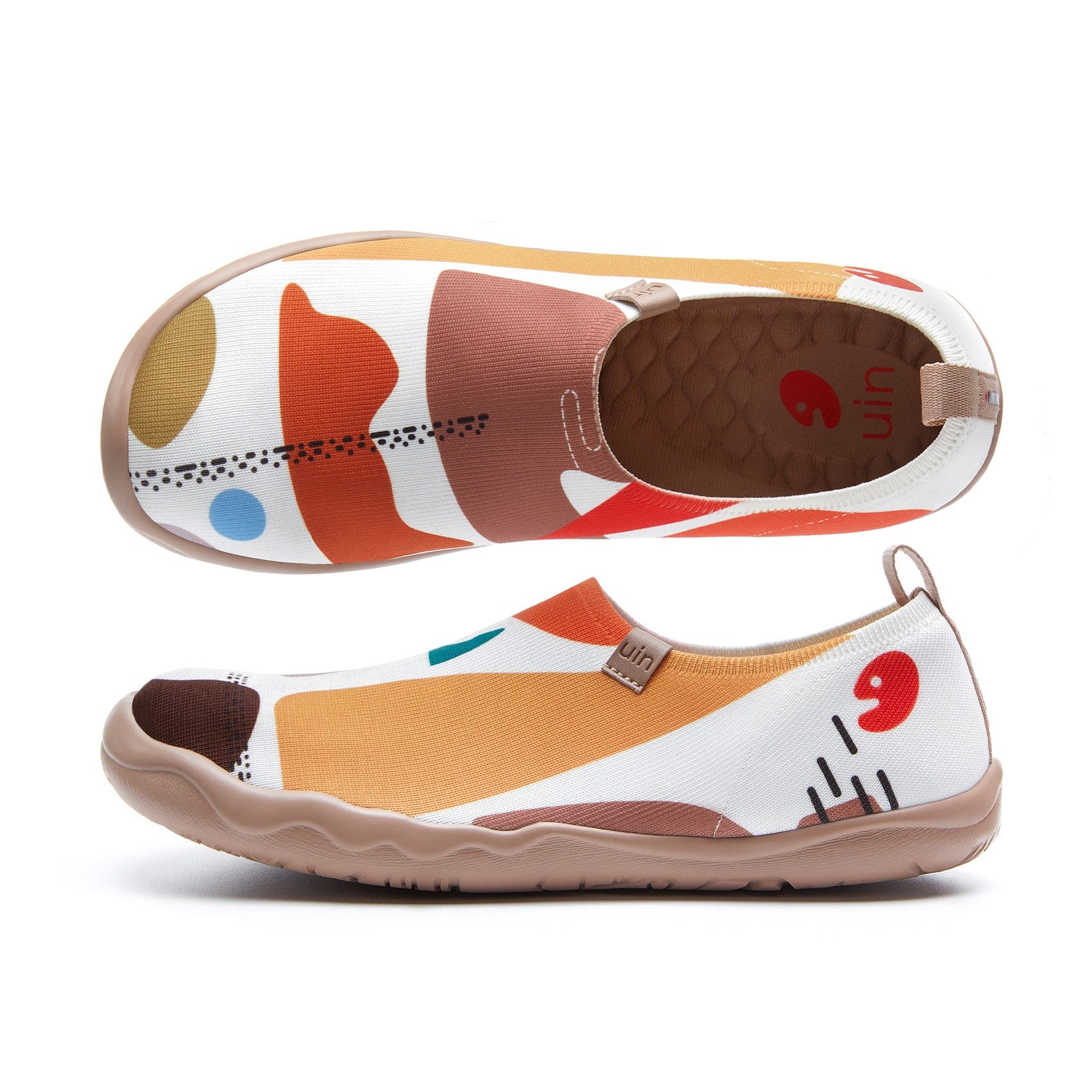 UIN Footwear Men Dunhuang Danxia Landform Toledo I Men Canvas loafers