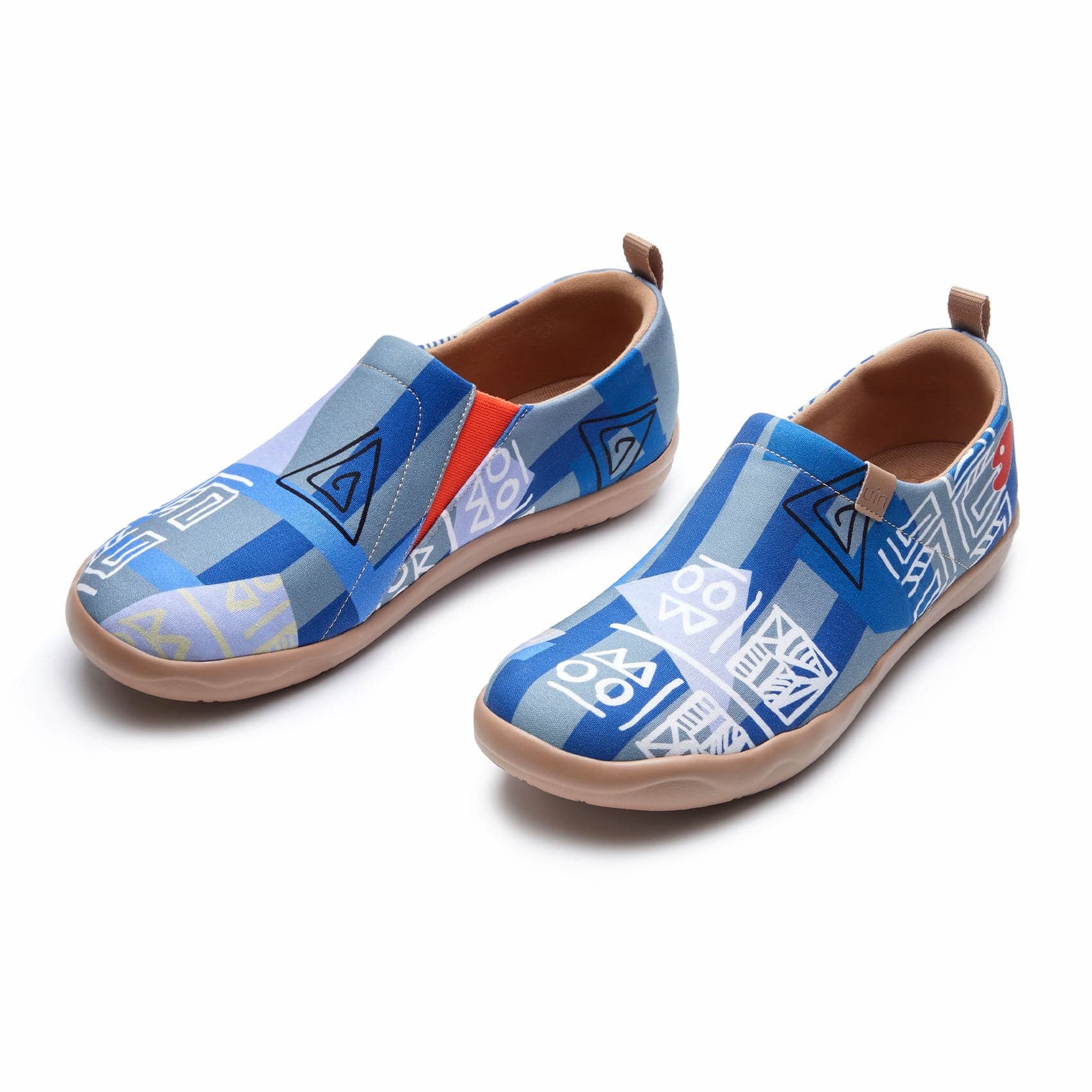 UIN Footwear Men Egyptian Symbols Toledo I Men Canvas loafers