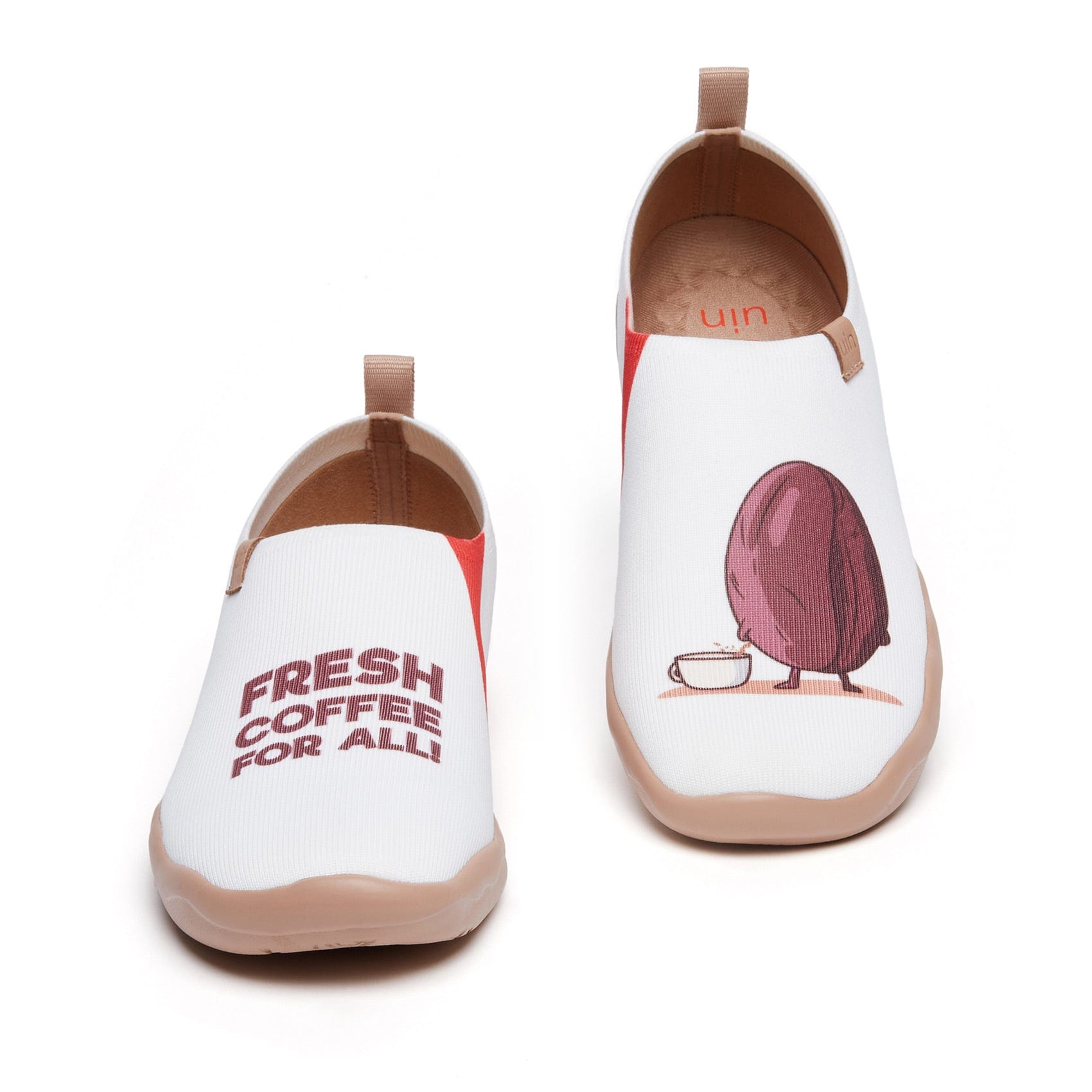 UIN Footwear Men Fresh Coffee Toledo I Men Canvas loafers