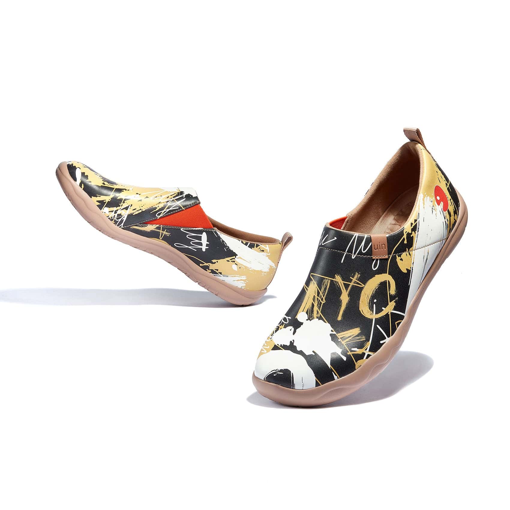 UIN Footwear Men Graffiti NYC Toledo I Men Canvas loafers