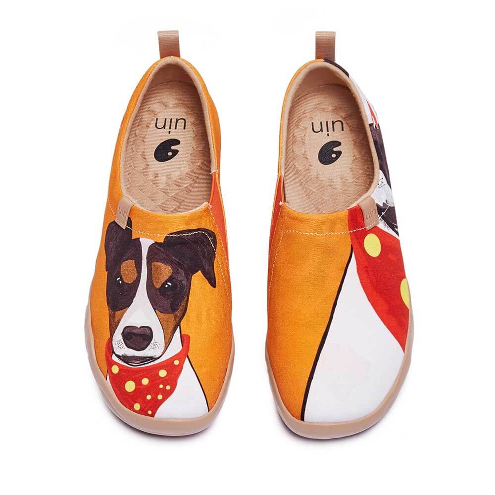 UIN Footwear Men Jack Russell Terrier Men Canvas loafers