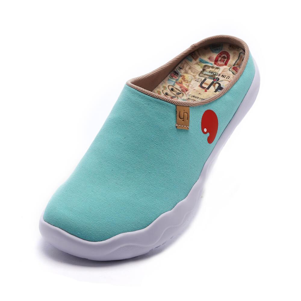 UIN Footwear Men Marbella Blue Slipper Men Canvas loafers