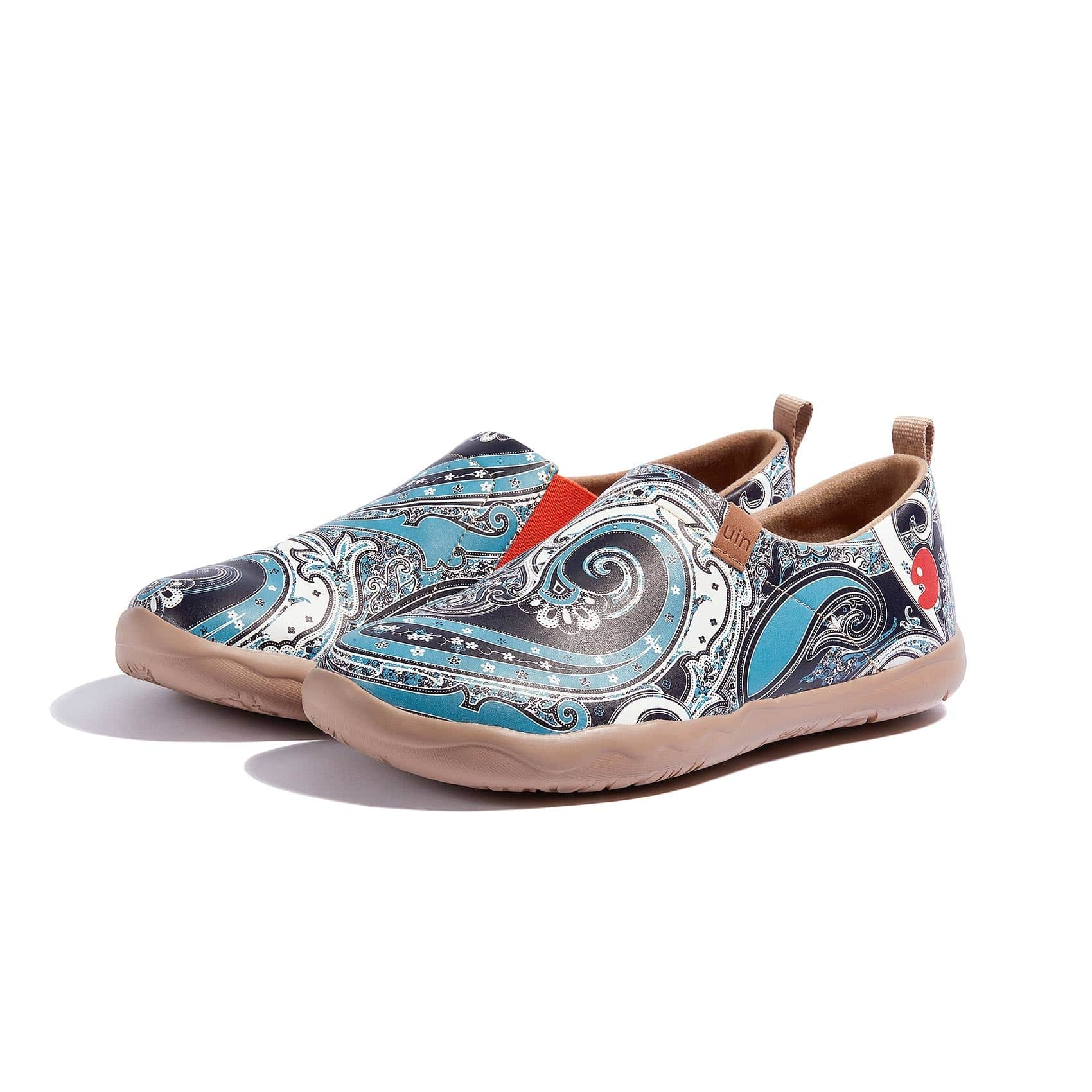 UIN Footwear Men Marine Paisley Toledo I Men Canvas loafers