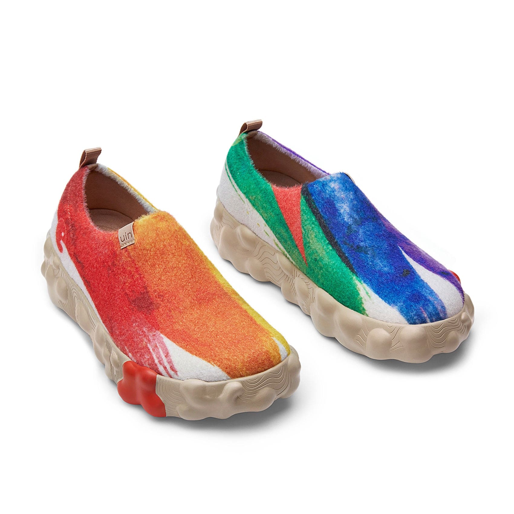 UIN Footwear Men Rainbow Crush 2 Toeldo VI Men Canvas loafers