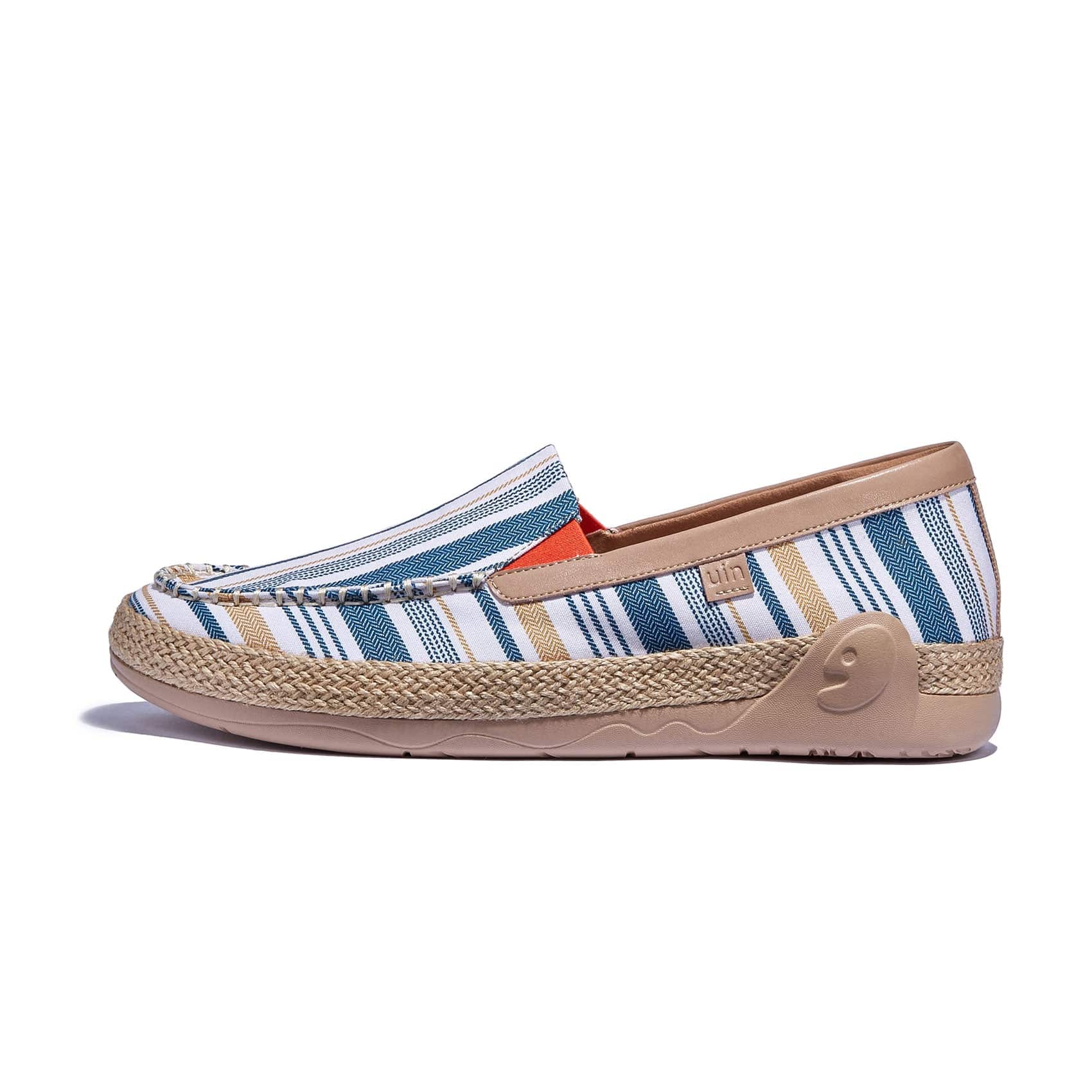 UIN Footwear Men Retro Stripes Marbella V Men Canvas loafers