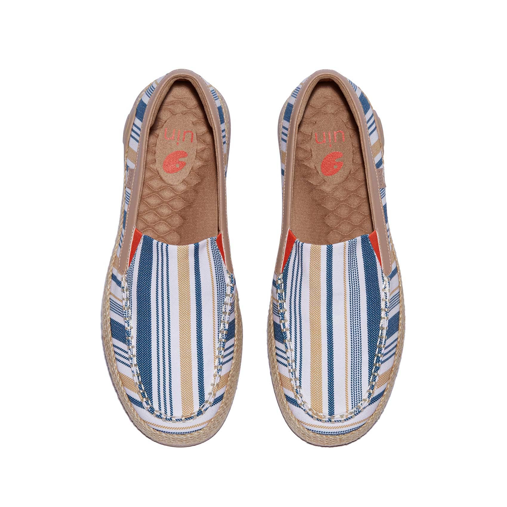 UIN Footwear Men Retro Stripes Marbella V Men Canvas loafers