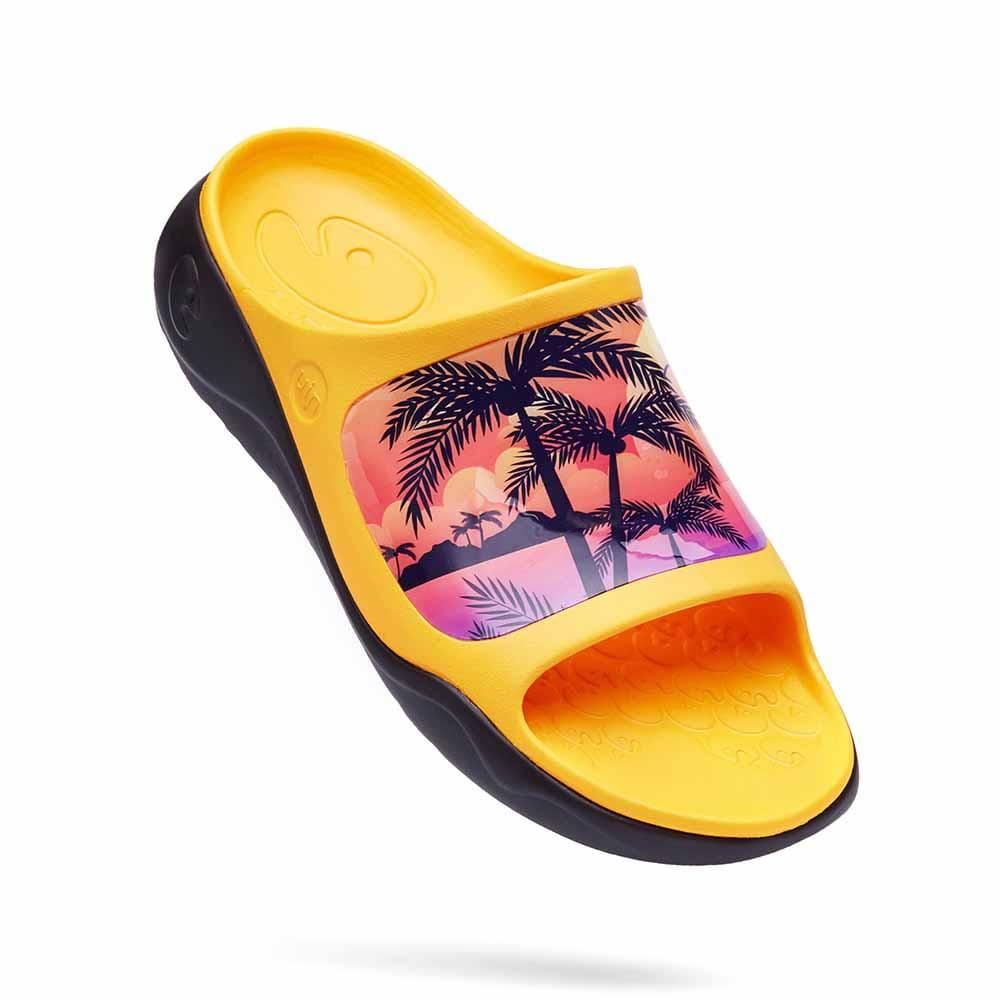 UIN Footwear Men Romantic Island Ibiza Slides Canvas loafers