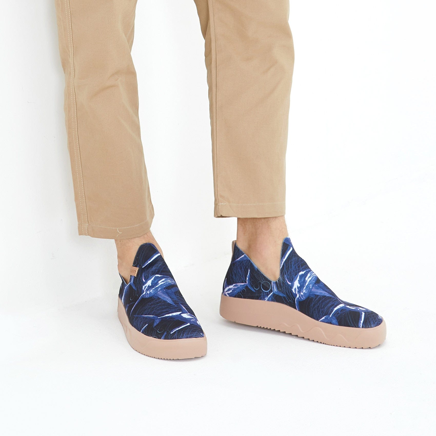 UIN Footwear Men Shark on Ink Fuerteventura I Men Canvas loafers