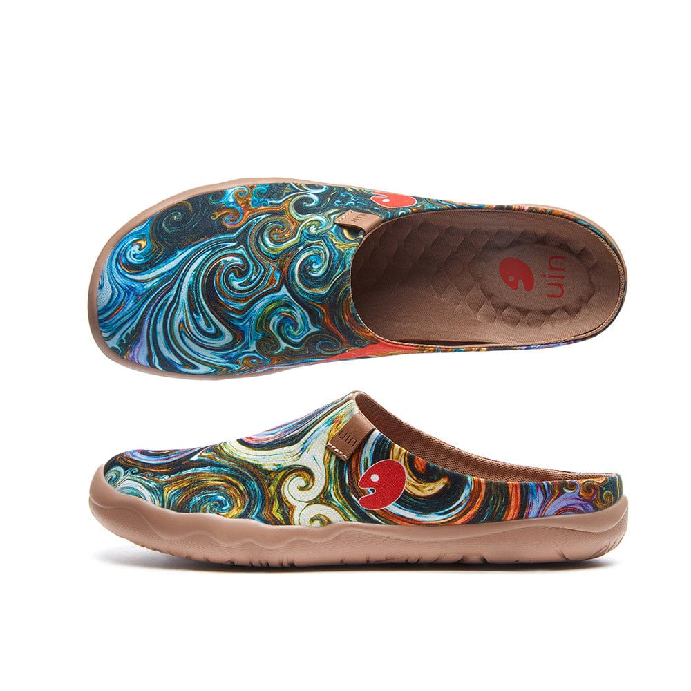 UIN Footwear Men Starry Night Malaga Slipper Men Canvas loafers