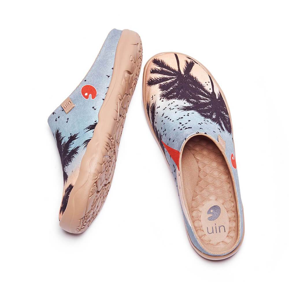 UIN Footwear Men Sunset Coconut Slipper Canvas loafers