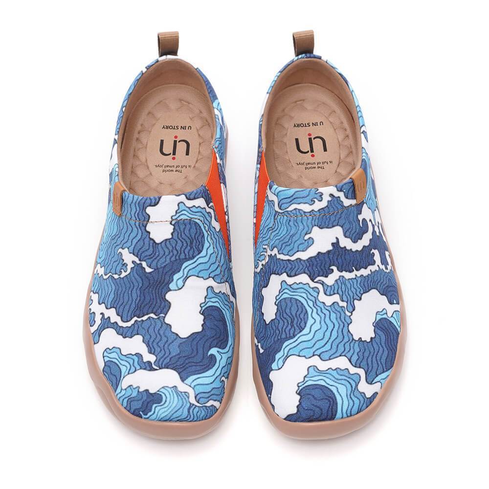 UIN Footwear Men Wave Canvas loafers