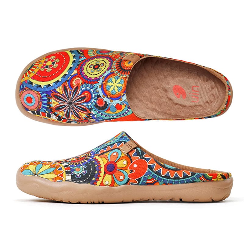 UIN Footwear Women Blossom Slipper-US Local Delivery Canvas loafers