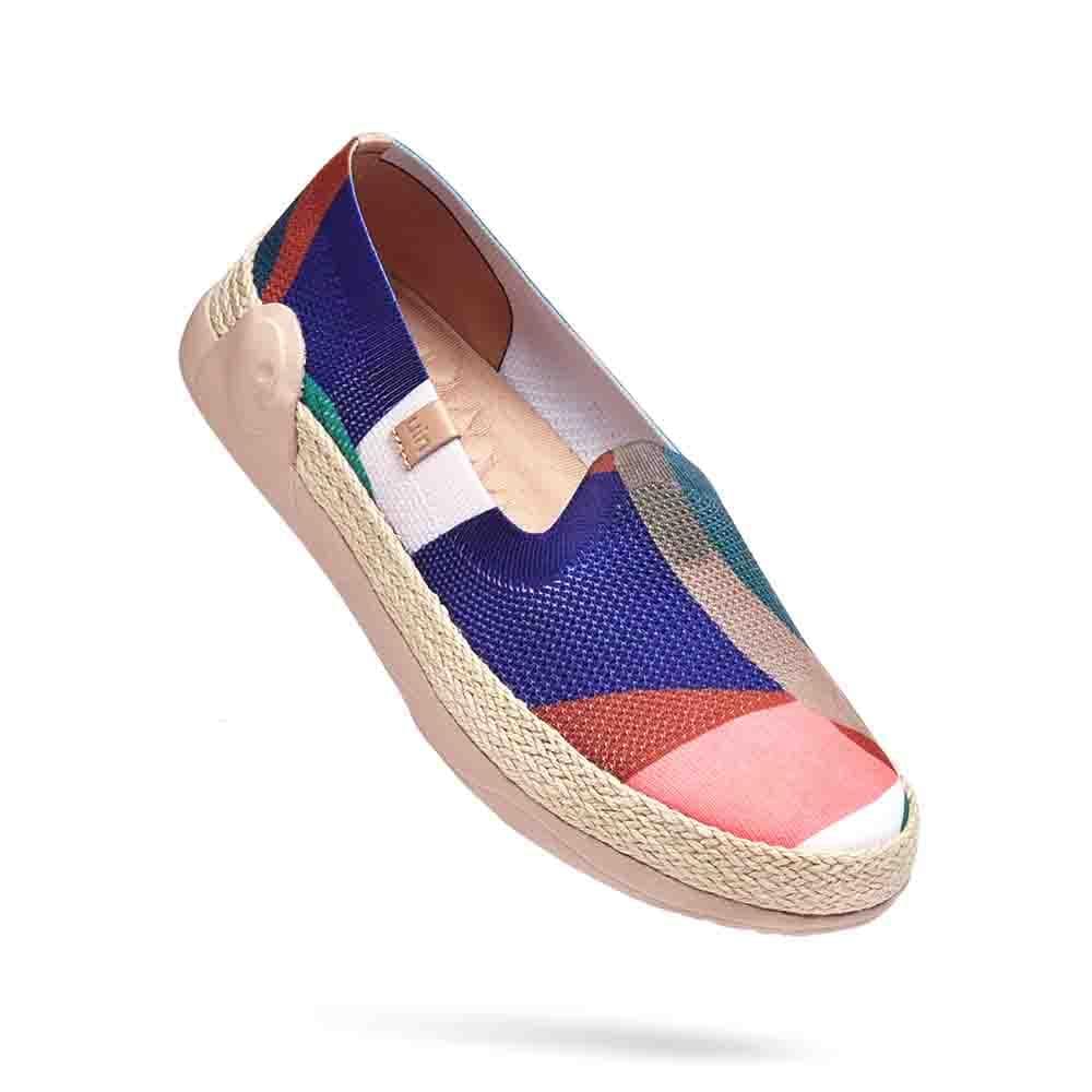 UIN Footwear Women Broad Leaf Marbella Canvas loafers