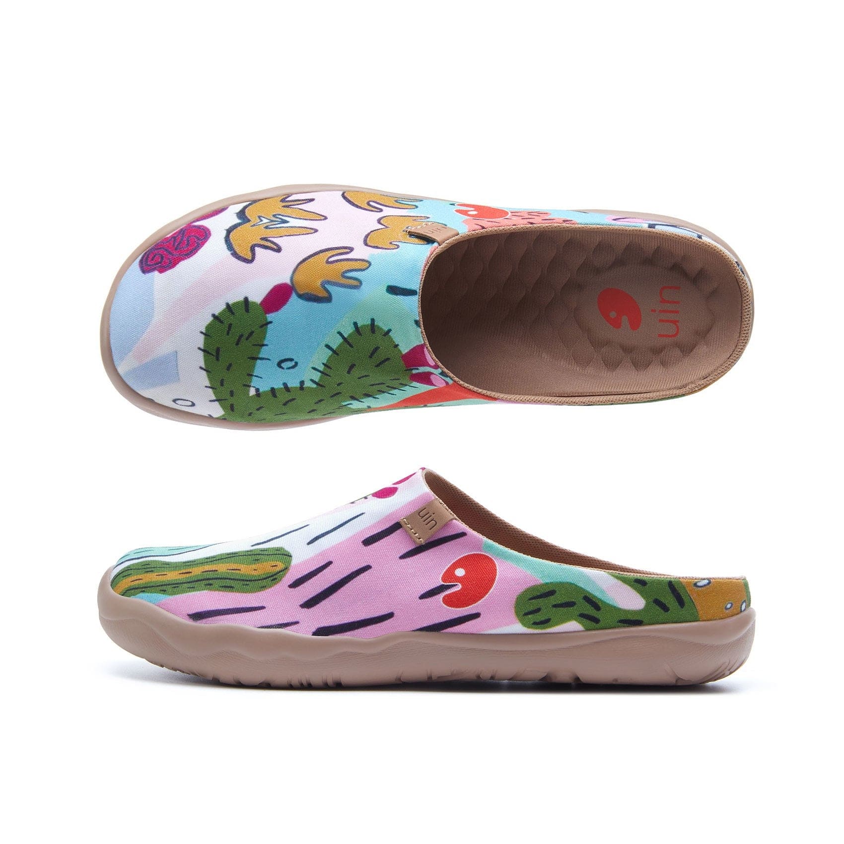 UIN Footwear Women Cactus Slipper Canvas loafers