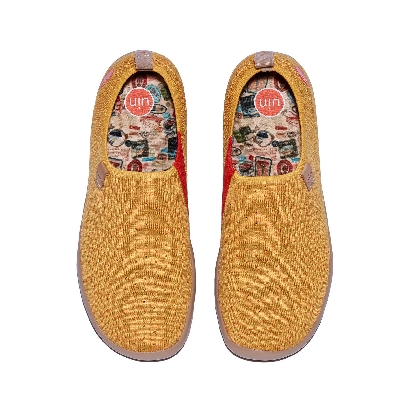 UIN Footwear Women Cork Yellow Toledo I Women Canvas loafers