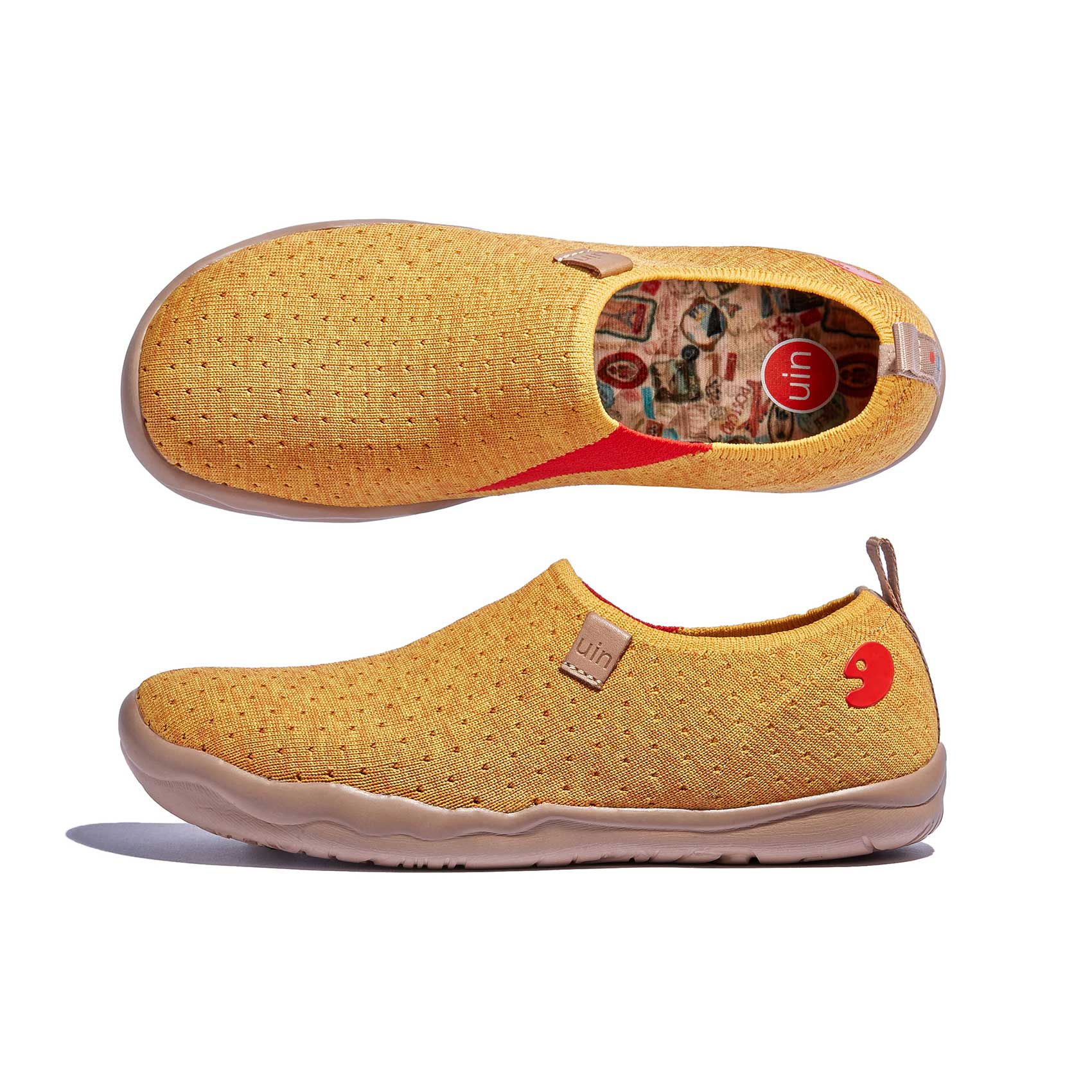 UIN Footwear Women Cork Yellow Toledo I Women Canvas loafers