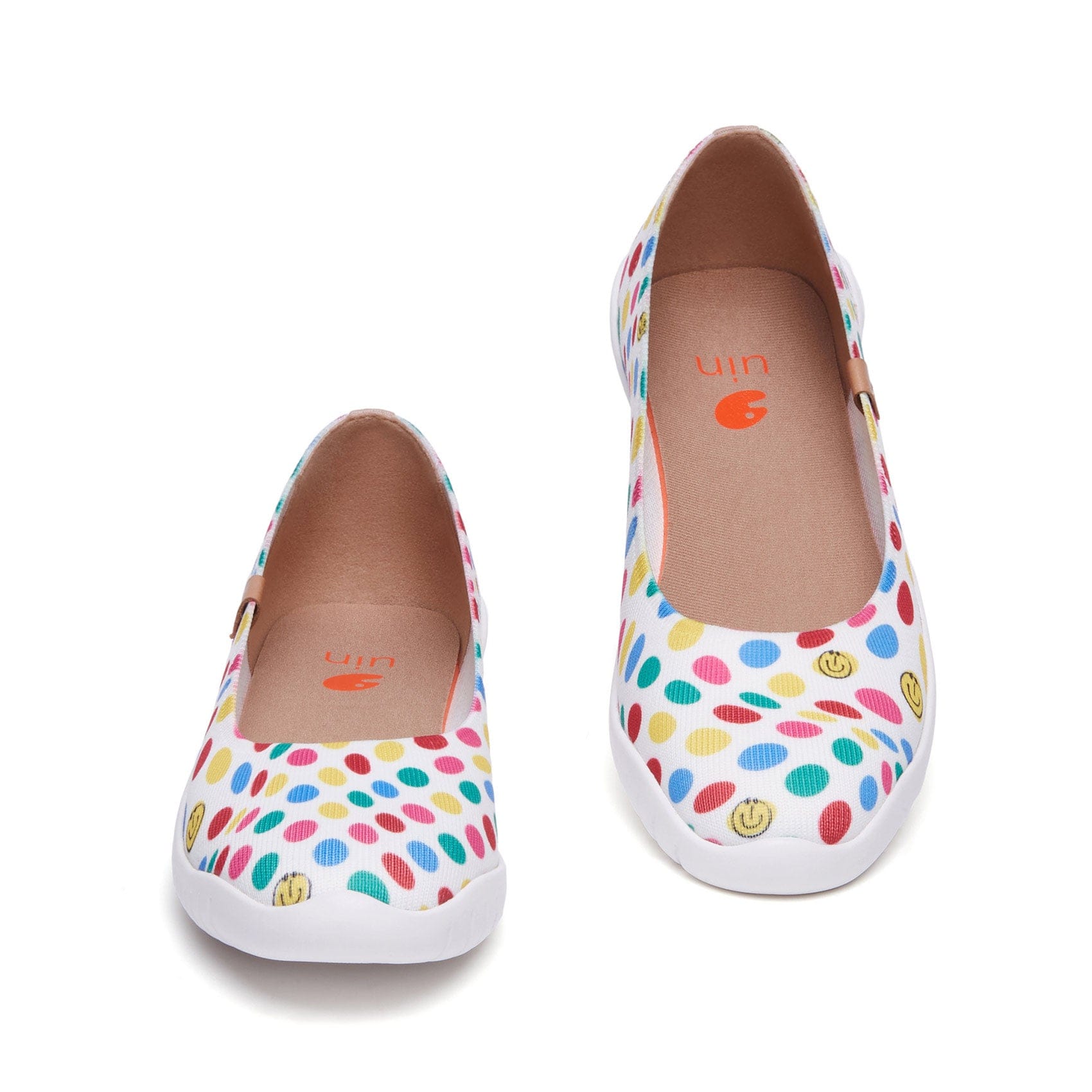 UIN Footwear Women Dotted Joy 3 Minorca III Women Canvas loafers