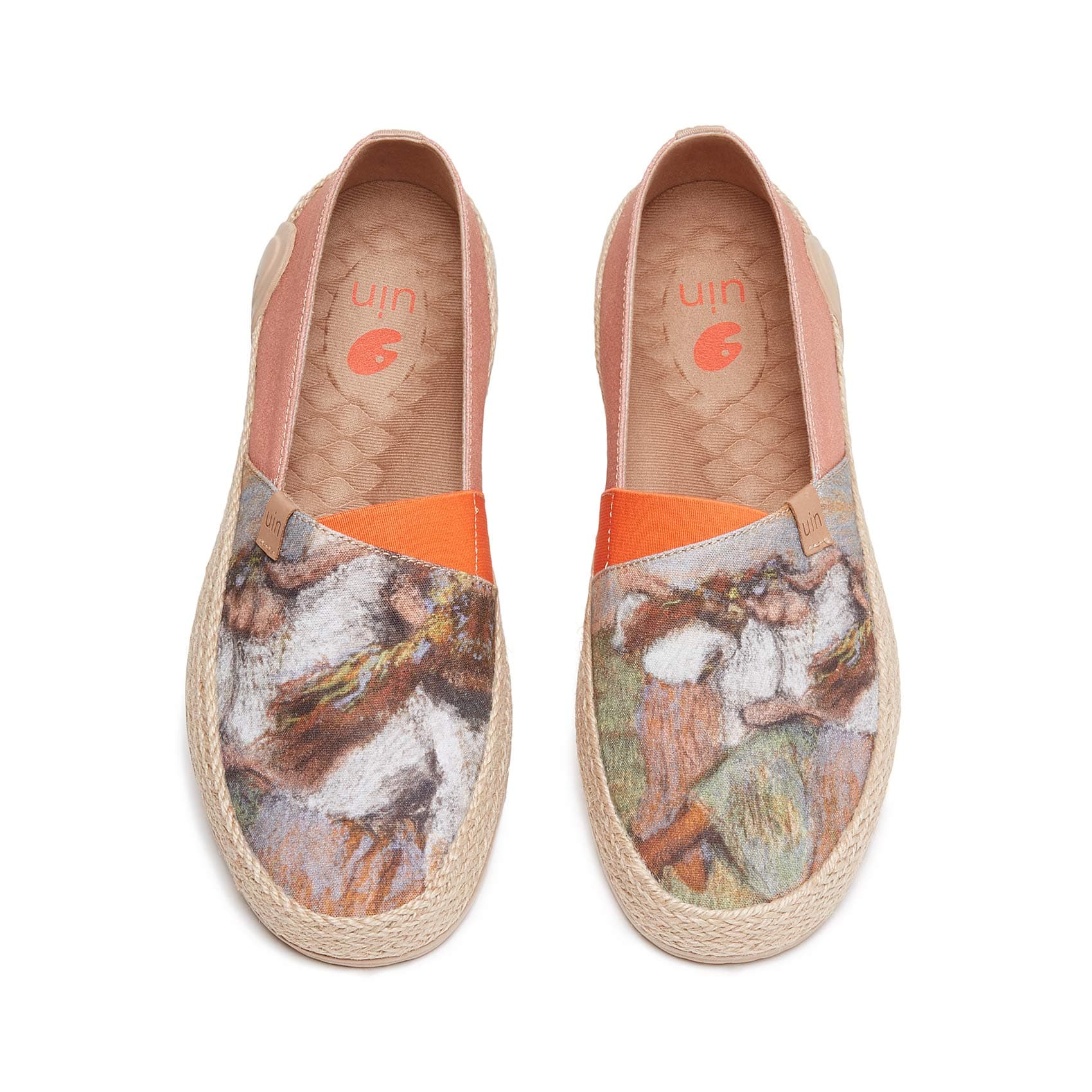 UIN Footwear Women Edgar Degas Ukrainian Dancers Marbella I Women Canvas loafers