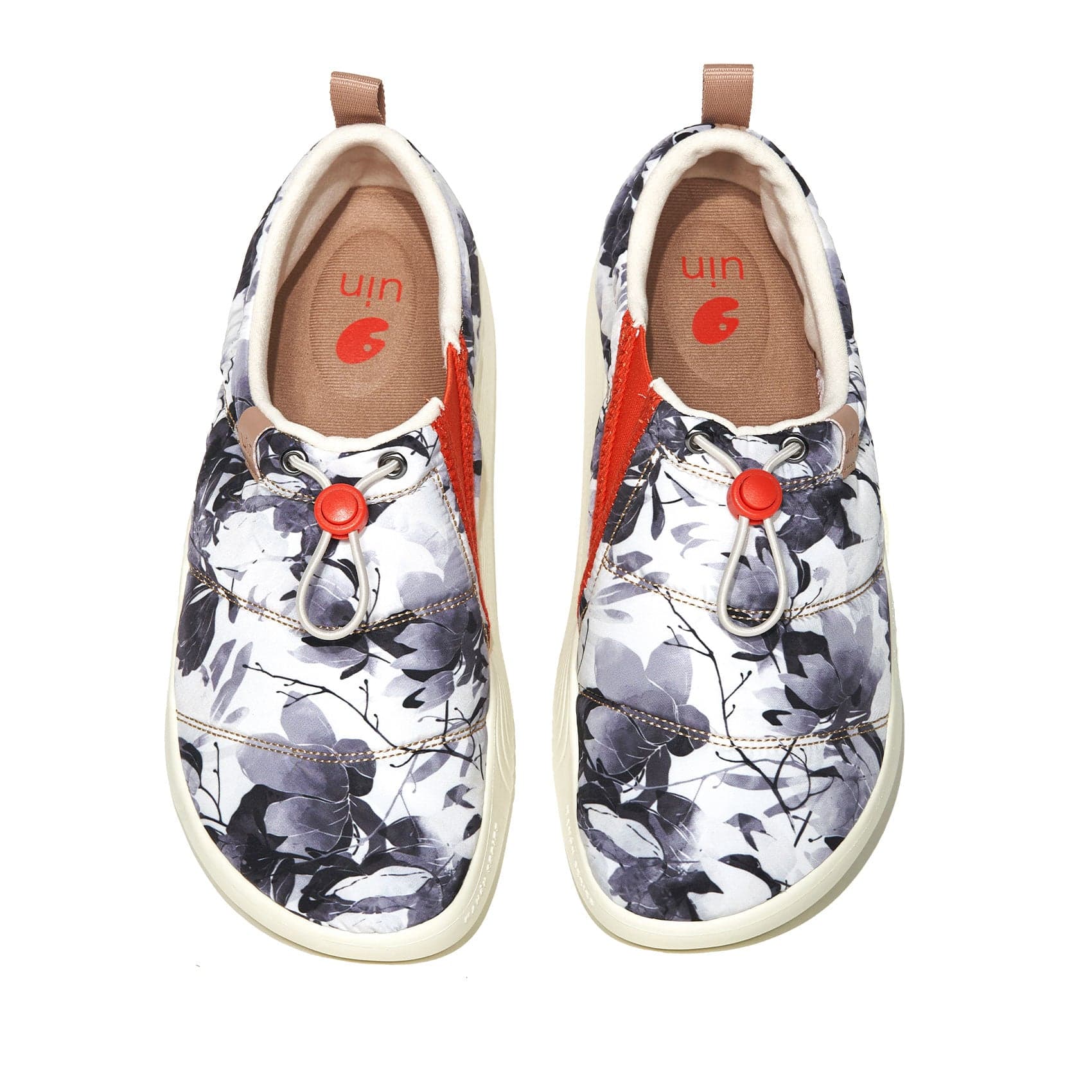 UIN Footwear Women Ink Flower Shadow Toledo X Women Canvas loafers