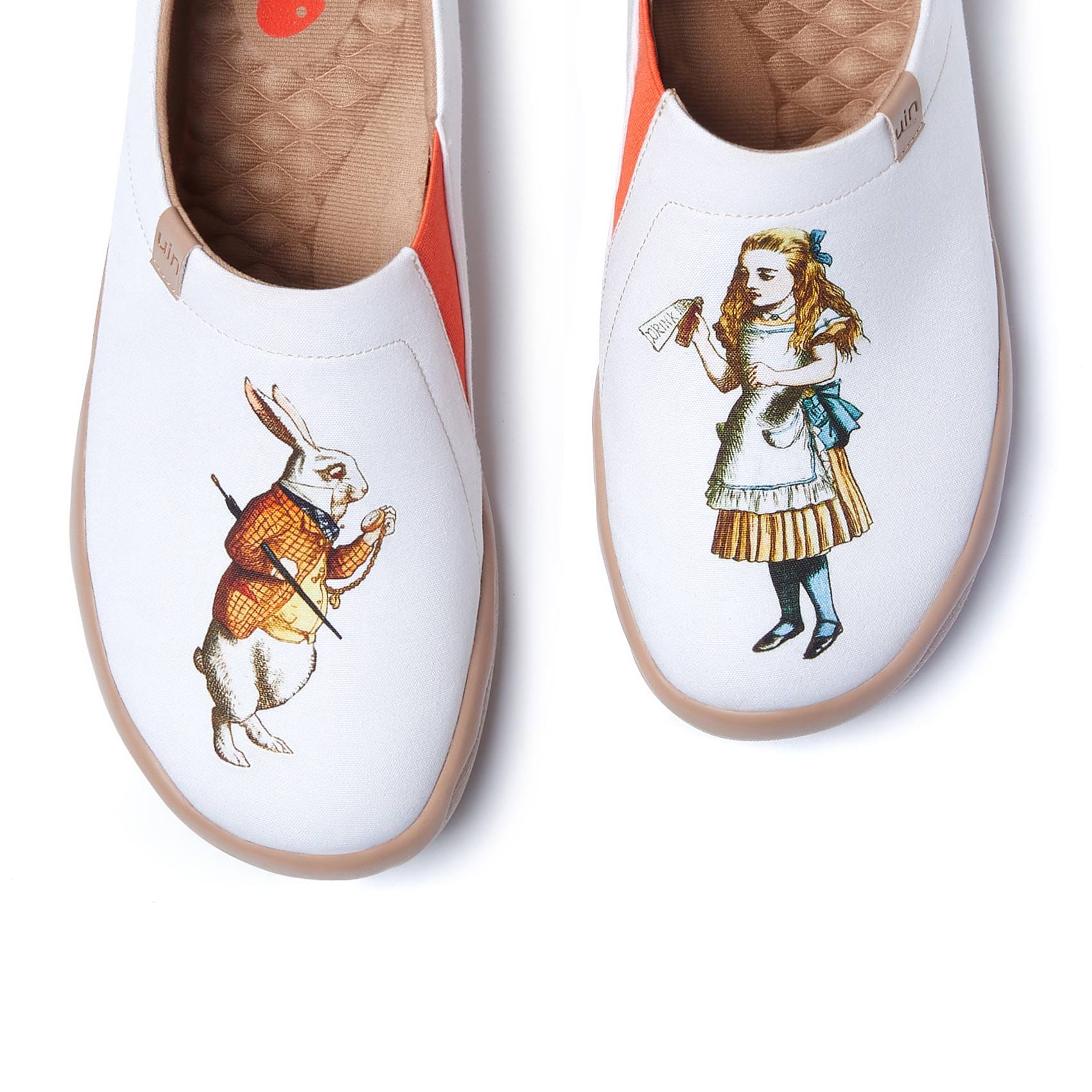 UIN Footwear Women John Tenniel Alice's Adventures in Wonderland Toledo I Women Canvas loafers