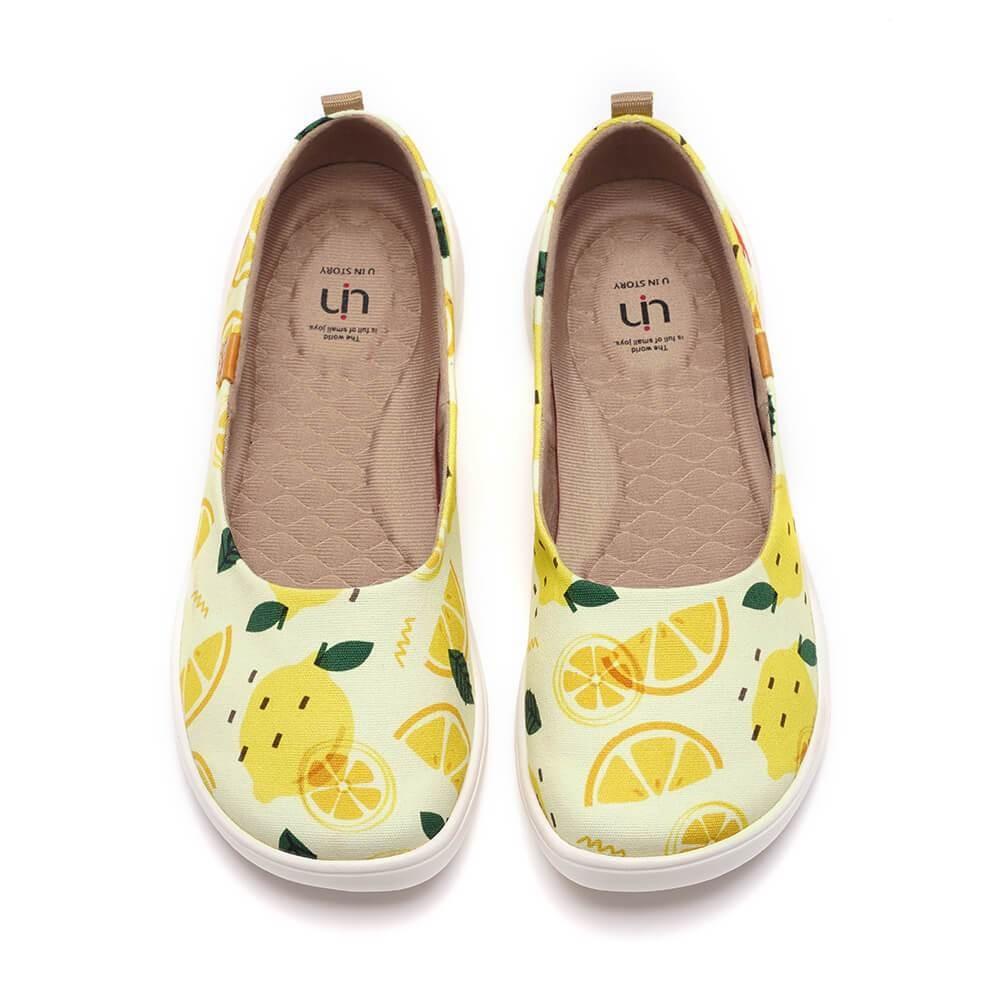 UIN Footwear Women Lemon juice Canvas loafers