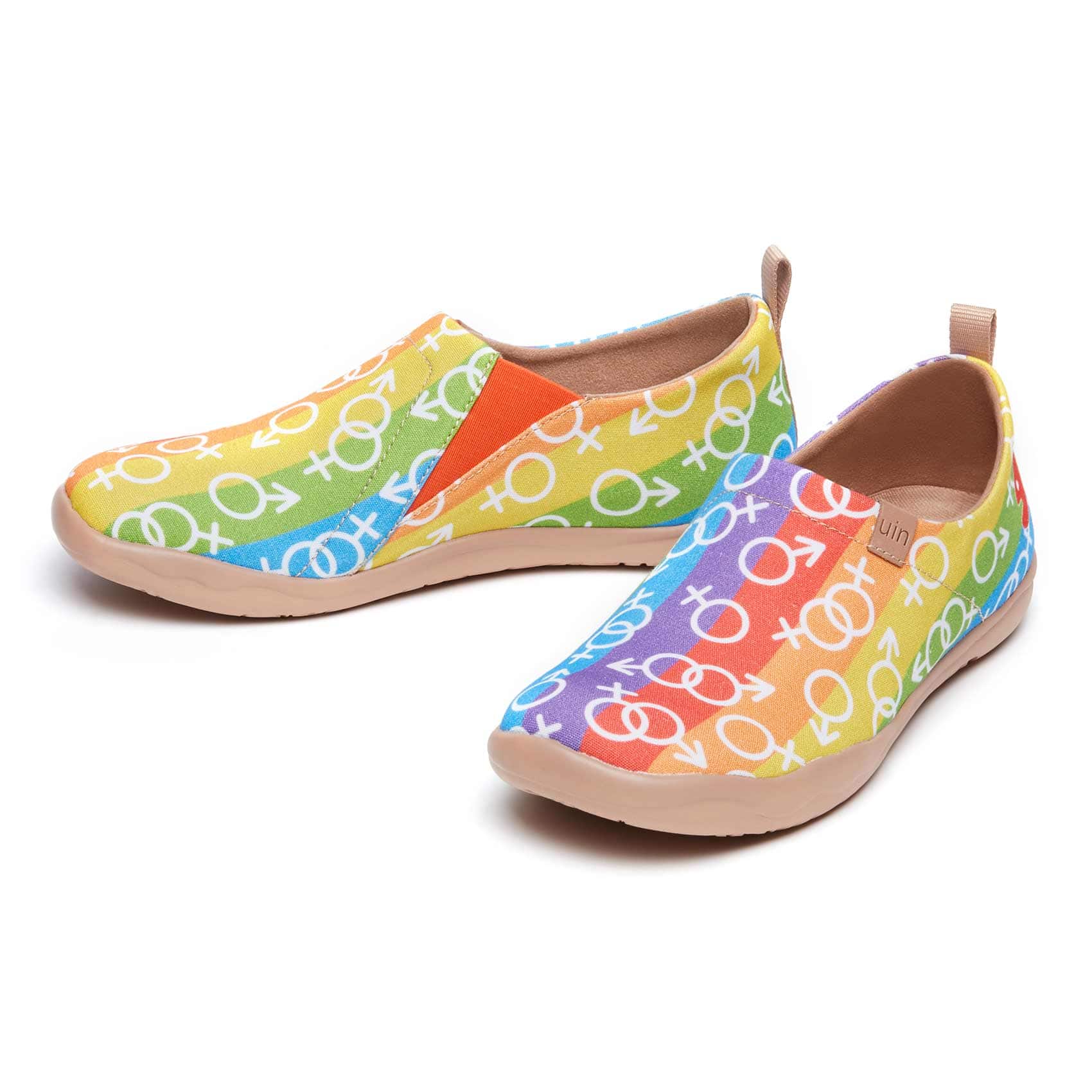 UIN Footwear Women Love is Love Toledo I Women Canvas loafers