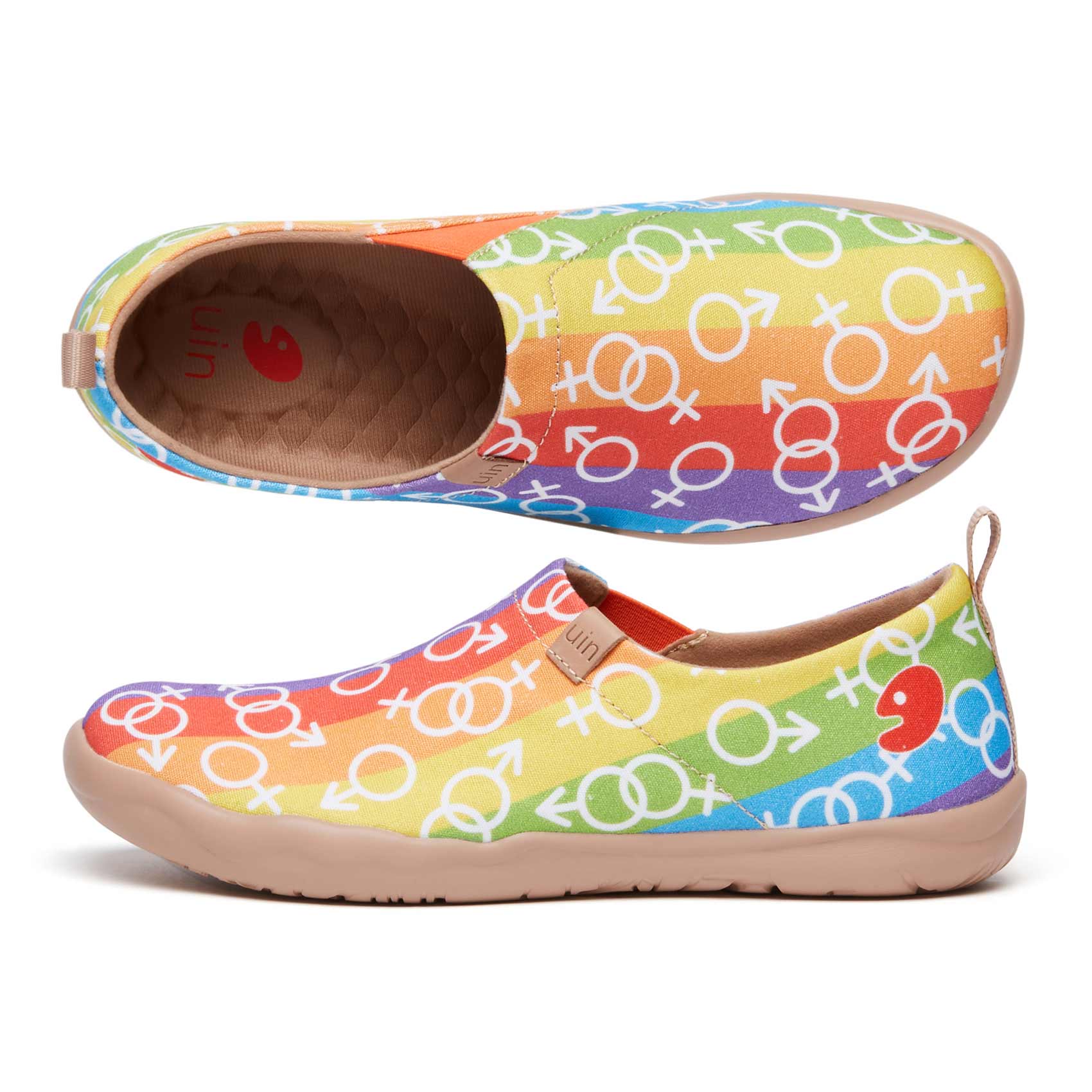 UIN Footwear Women Love is Love Toledo I Women Canvas loafers