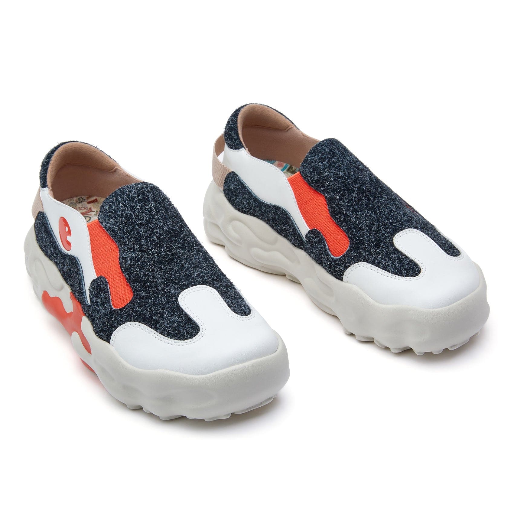 UIN Footwear Women Marble Gray Lanzarote II Women Canvas loafers