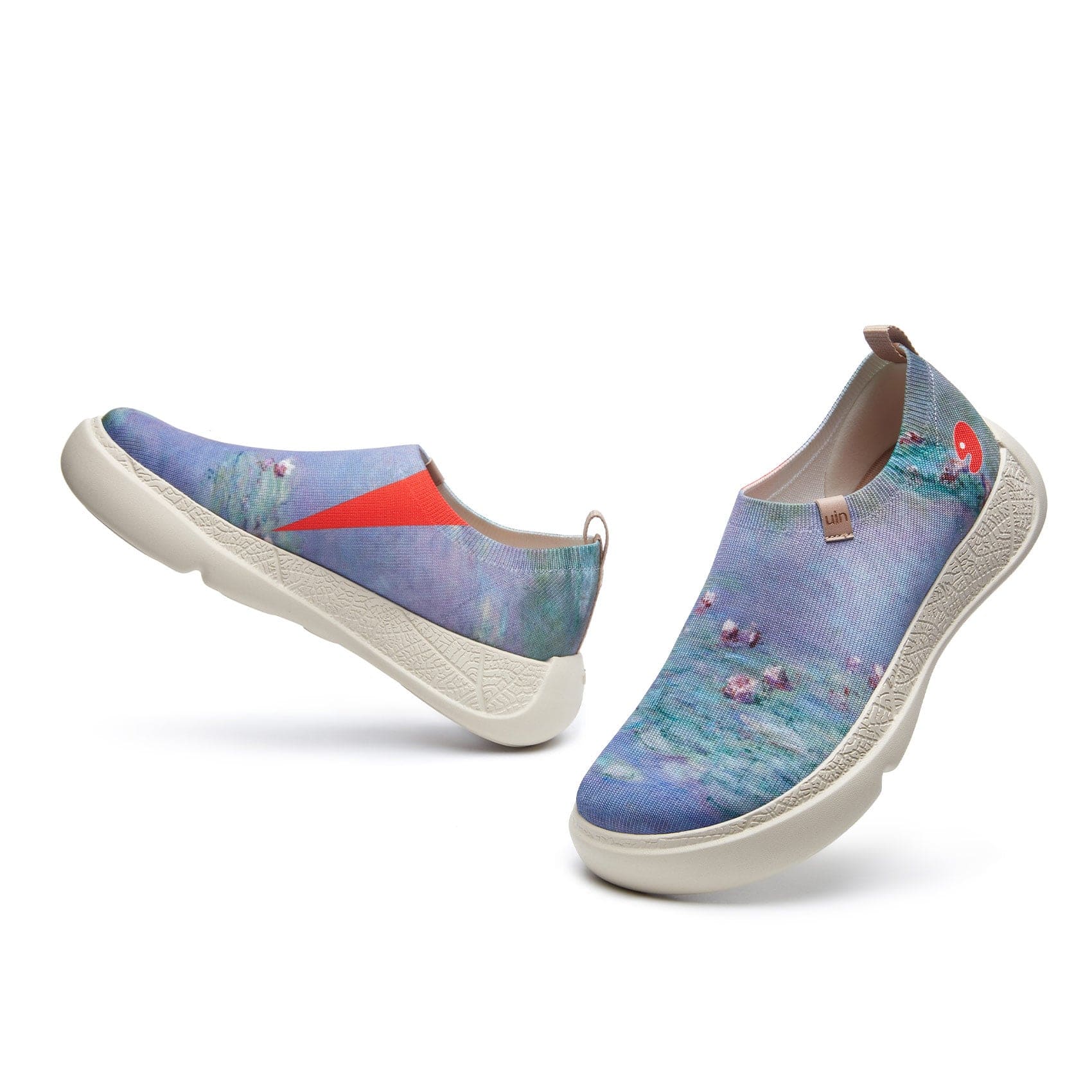 UIN Footwear Women Monet Water Lilies Toledo XII Women Canvas loafers