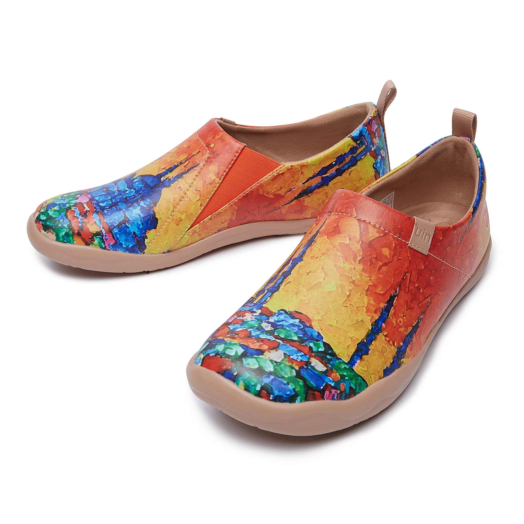 UIN Footwear Women Mosque in Impression Toledo I Women Canvas loafers