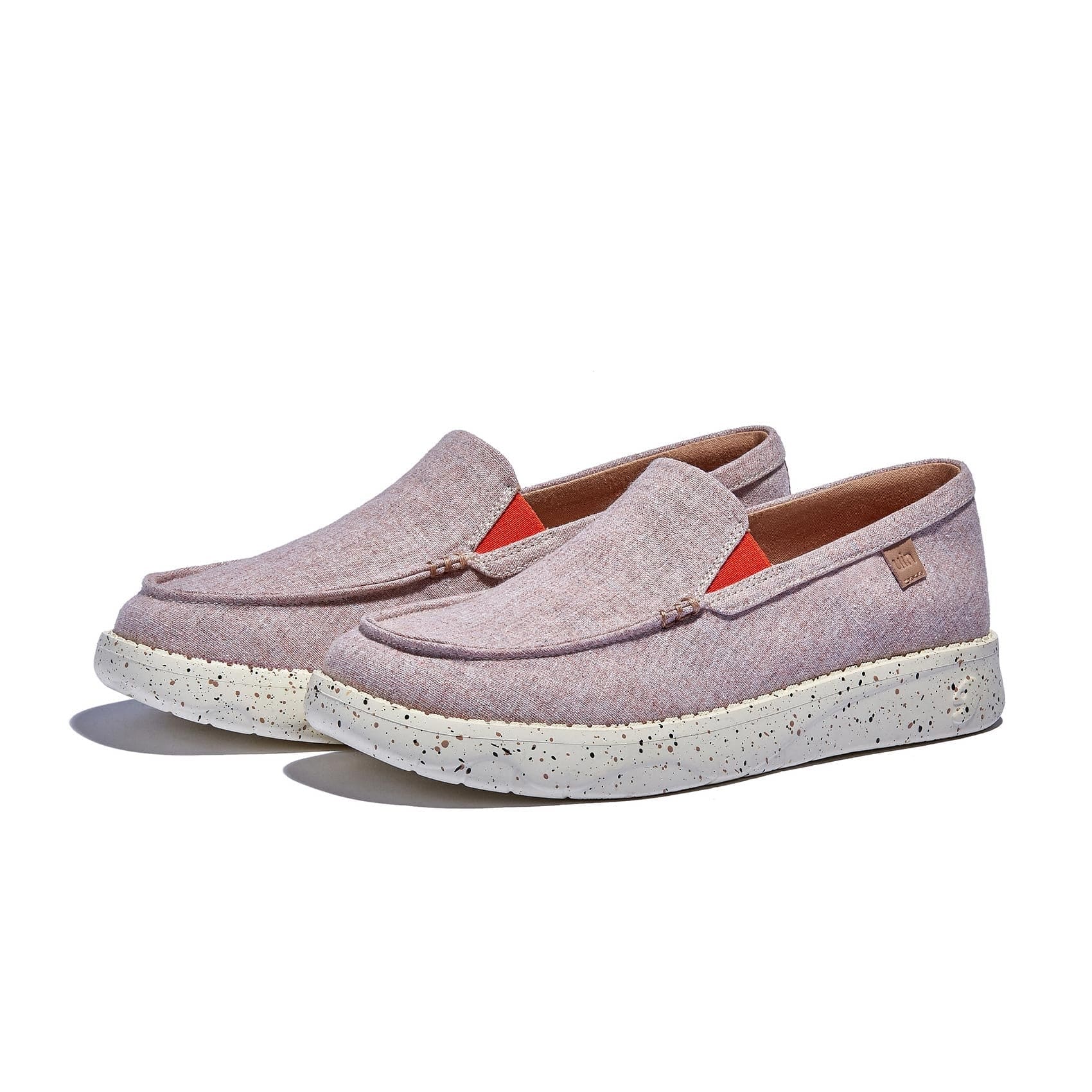 UIN Footwear Women Pale Pink Tarragona III Women Canvas loafers