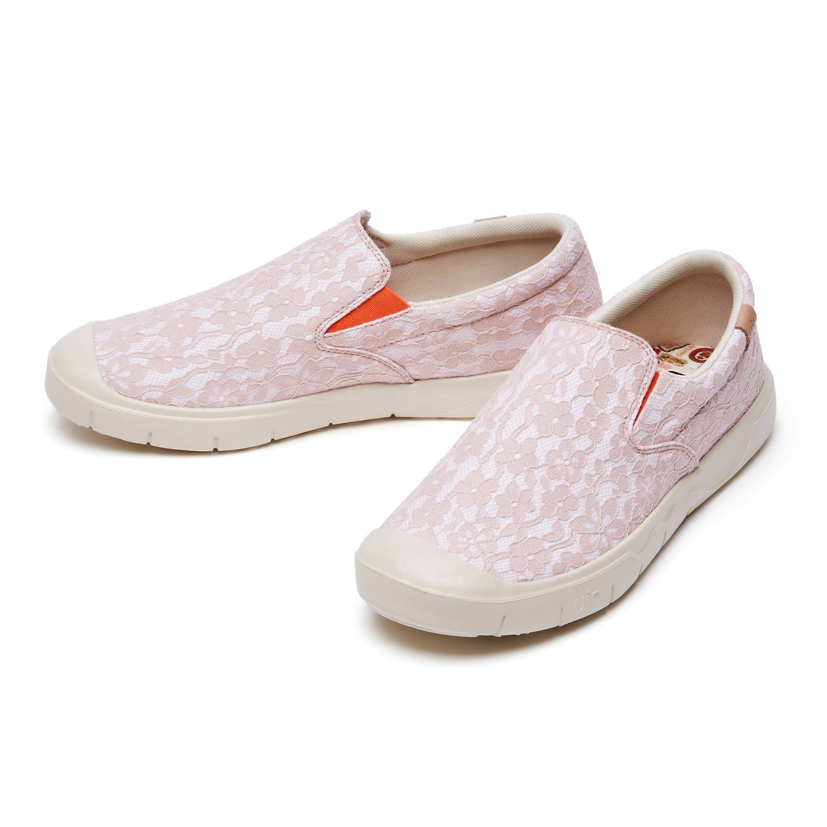 UIN Footwear Women Pink Lace Cardiz I Women Canvas loafers