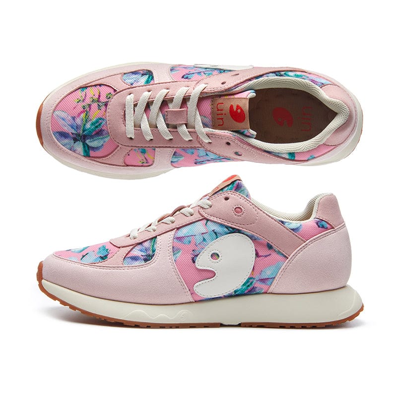 UIN Footwear Women Pink Tropical Zone La Coruna I Women Canvas loafers