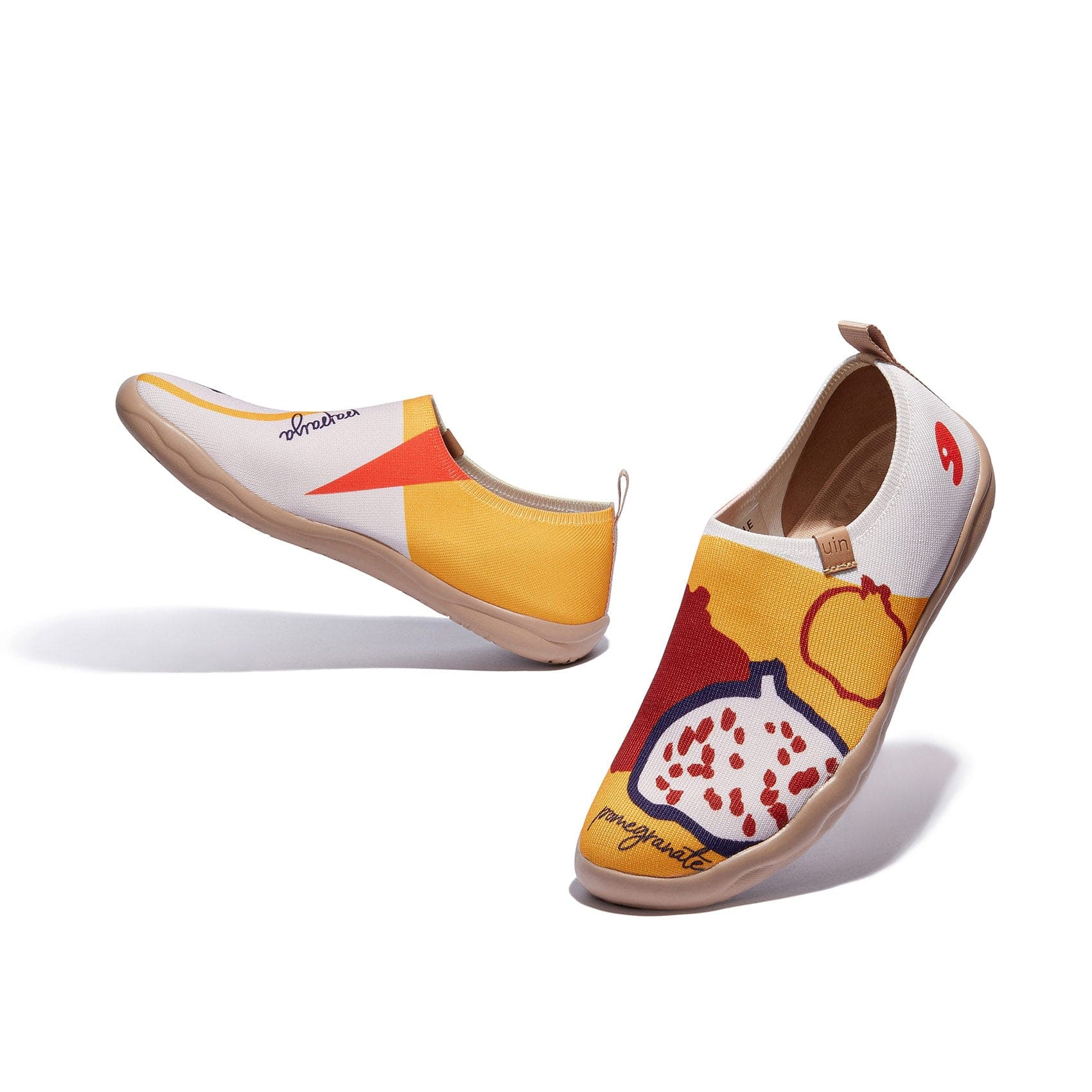 UIN Footwear Women Pomegranate & Papaya Toledo I Women Canvas loafers